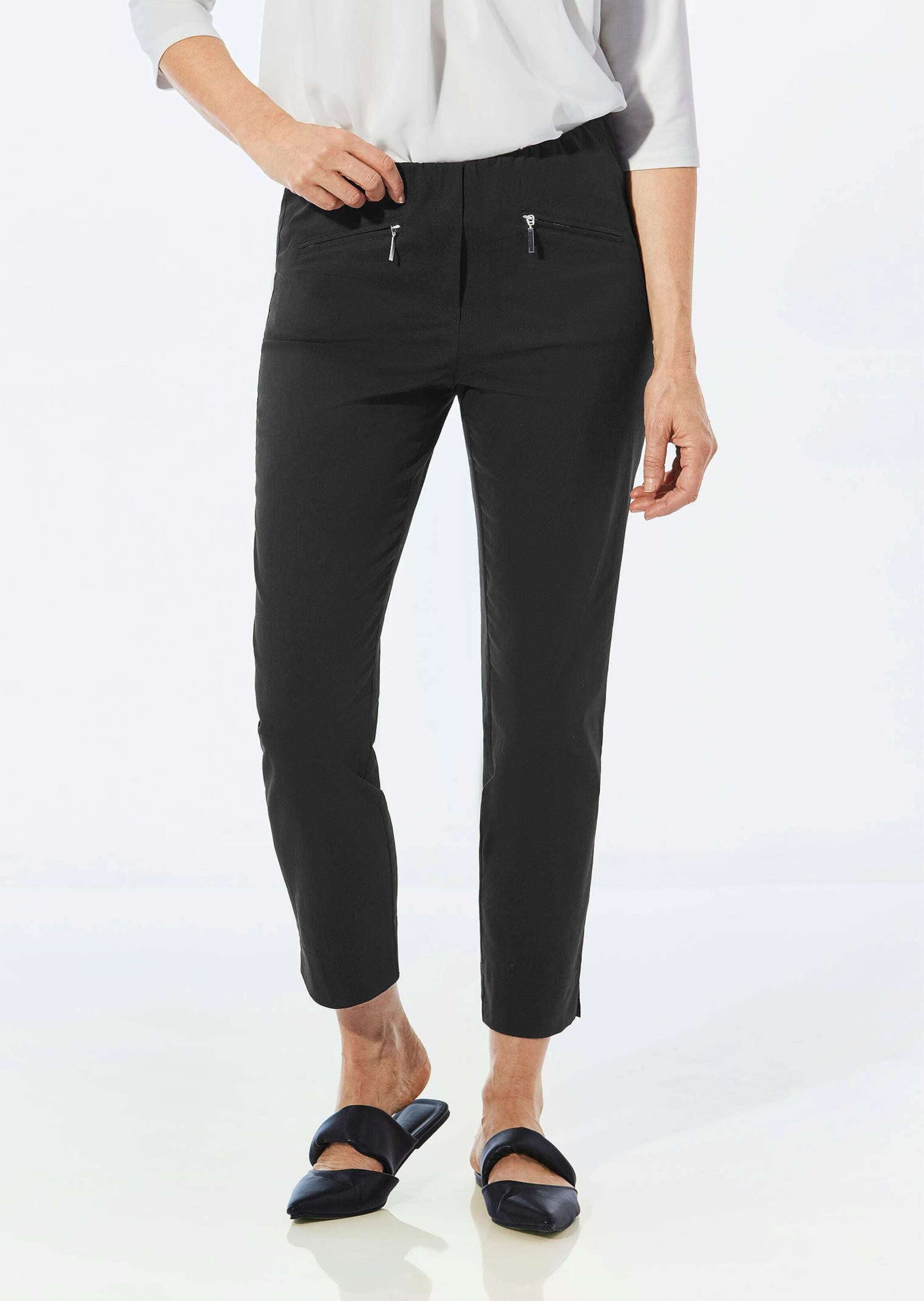 GOLDNER 7/8-Hose »Stretchhose LOUISA, dehnbar & mit Taschen«