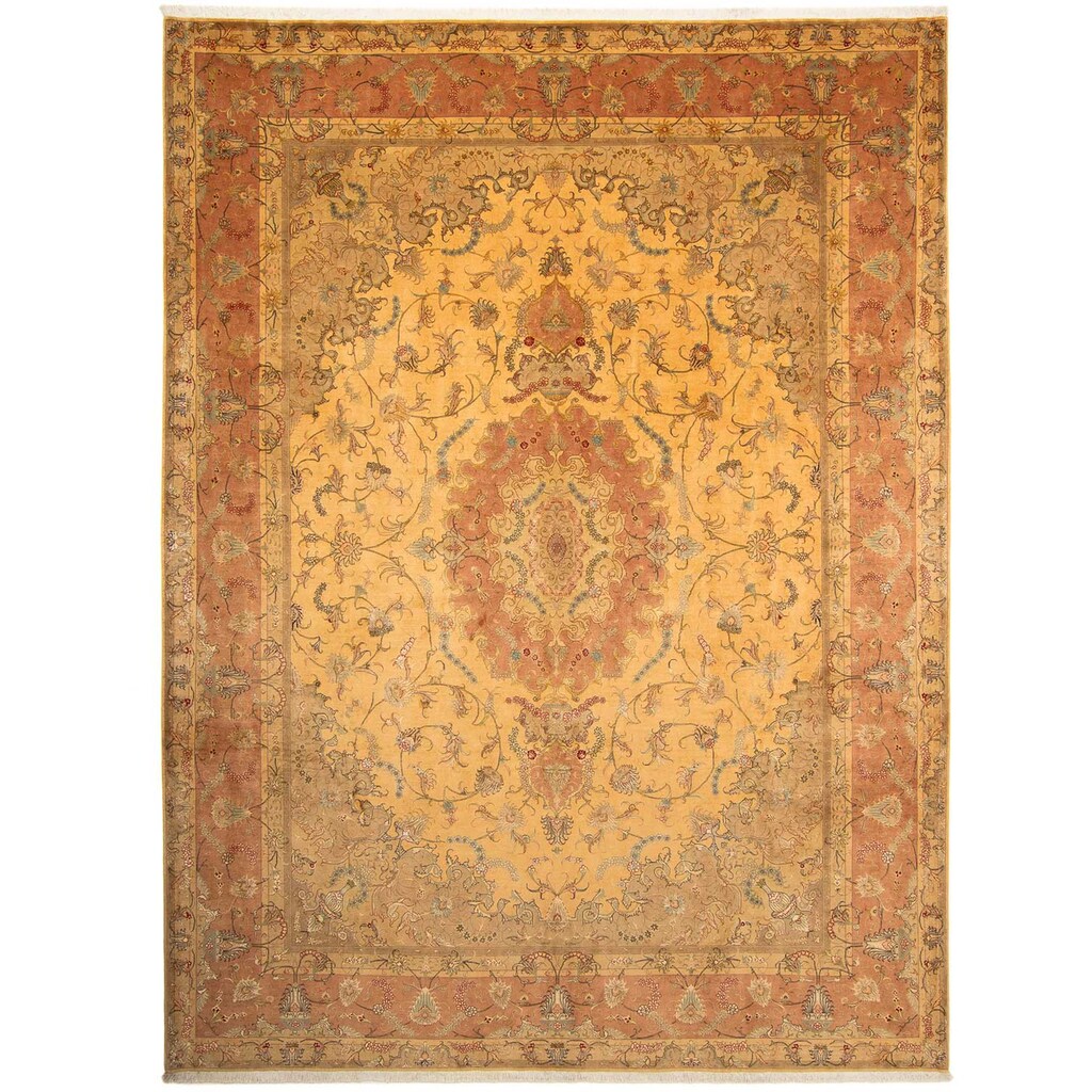 morgenland Orientteppich »Perser - Täbriz - Royal - 398 x 306 cm - gold«, rechteckig