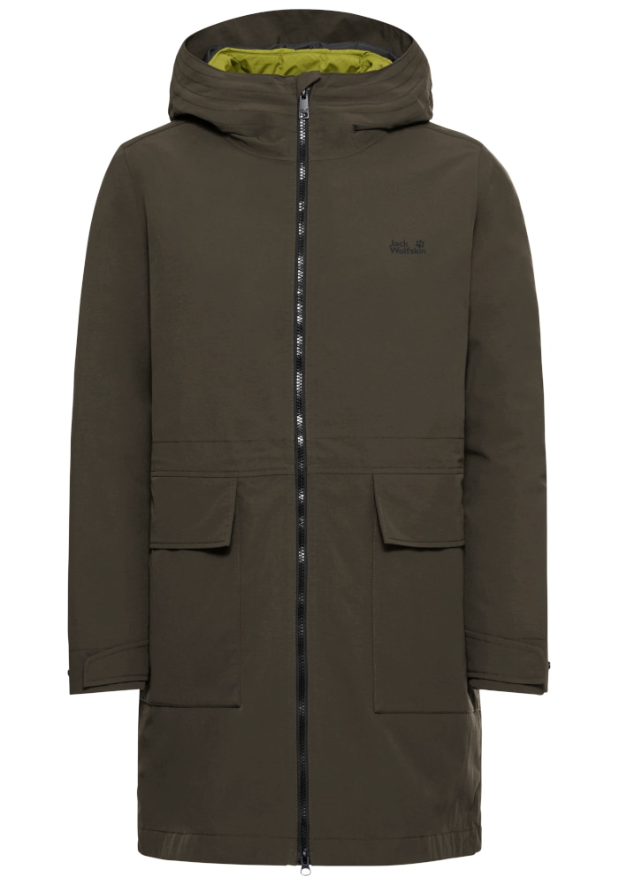 Jack Wolfskin Wintermantel »3IN1 NABUR COAT W« Winterjacke für Kinder, wasserdicht, warm
