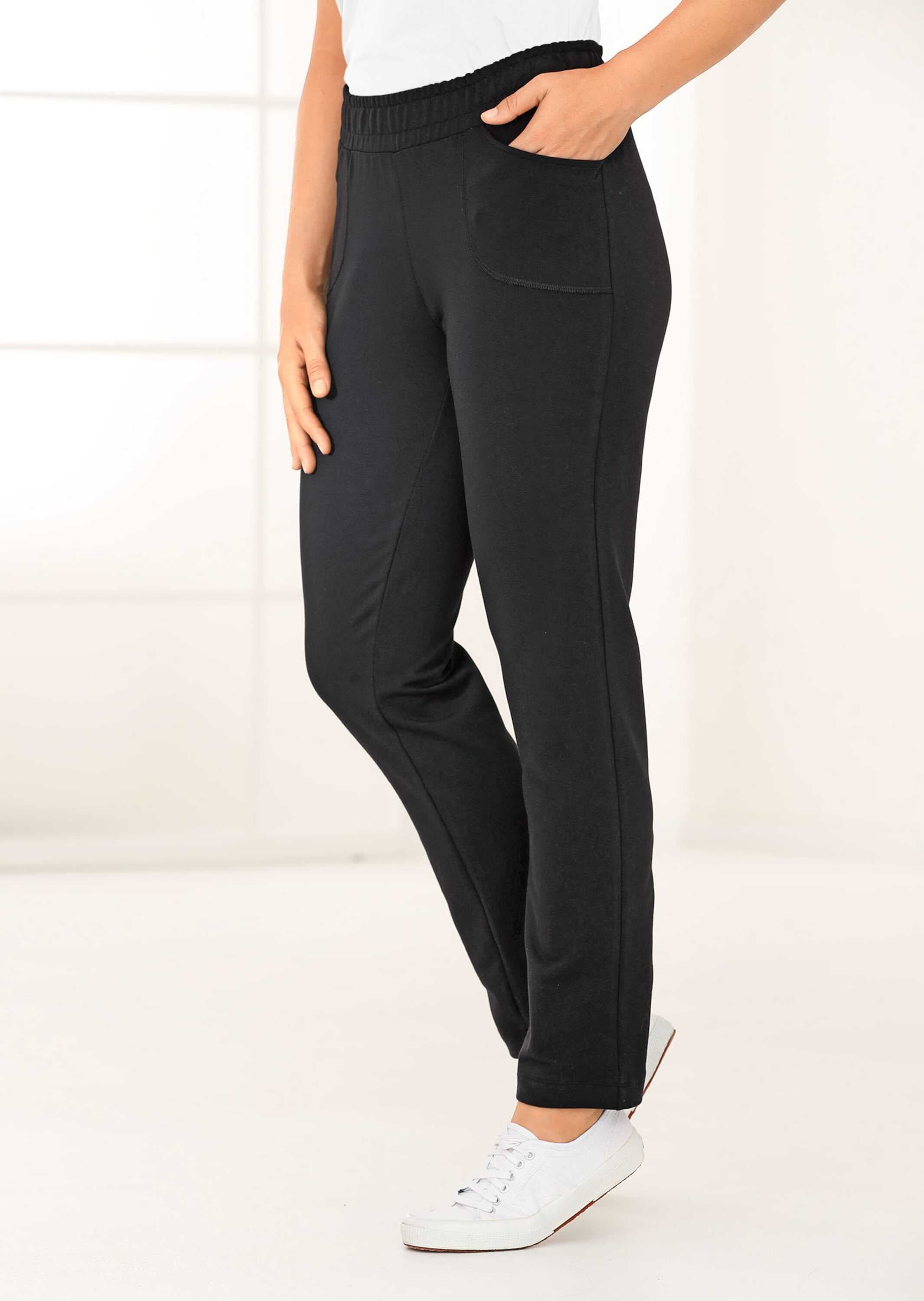 GOLDNER Stoffhose »Sportive Loungehose, elastischer Bund«  Breiter Schlupfbund