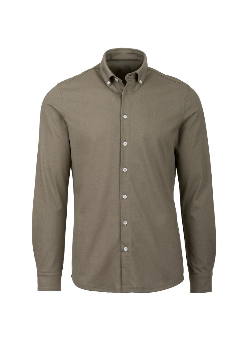 Trigema Poloshirt »TRIGEMA Business-Hemd aus DELUXE-Single-Jersey«, (1 tlg.)
