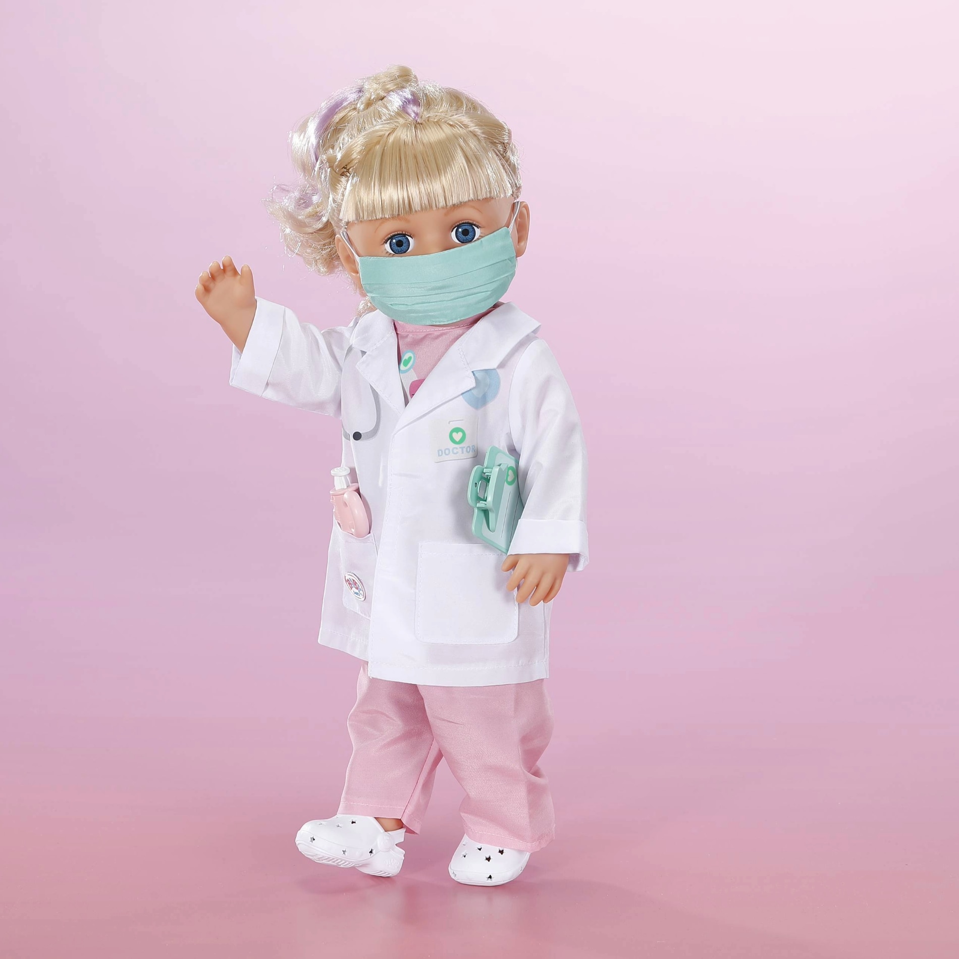 Baby Born Puppenkleidung »Doktor-Outfit 43 cm« passend für Click & Play BABY born Puppen Größe 43 cm