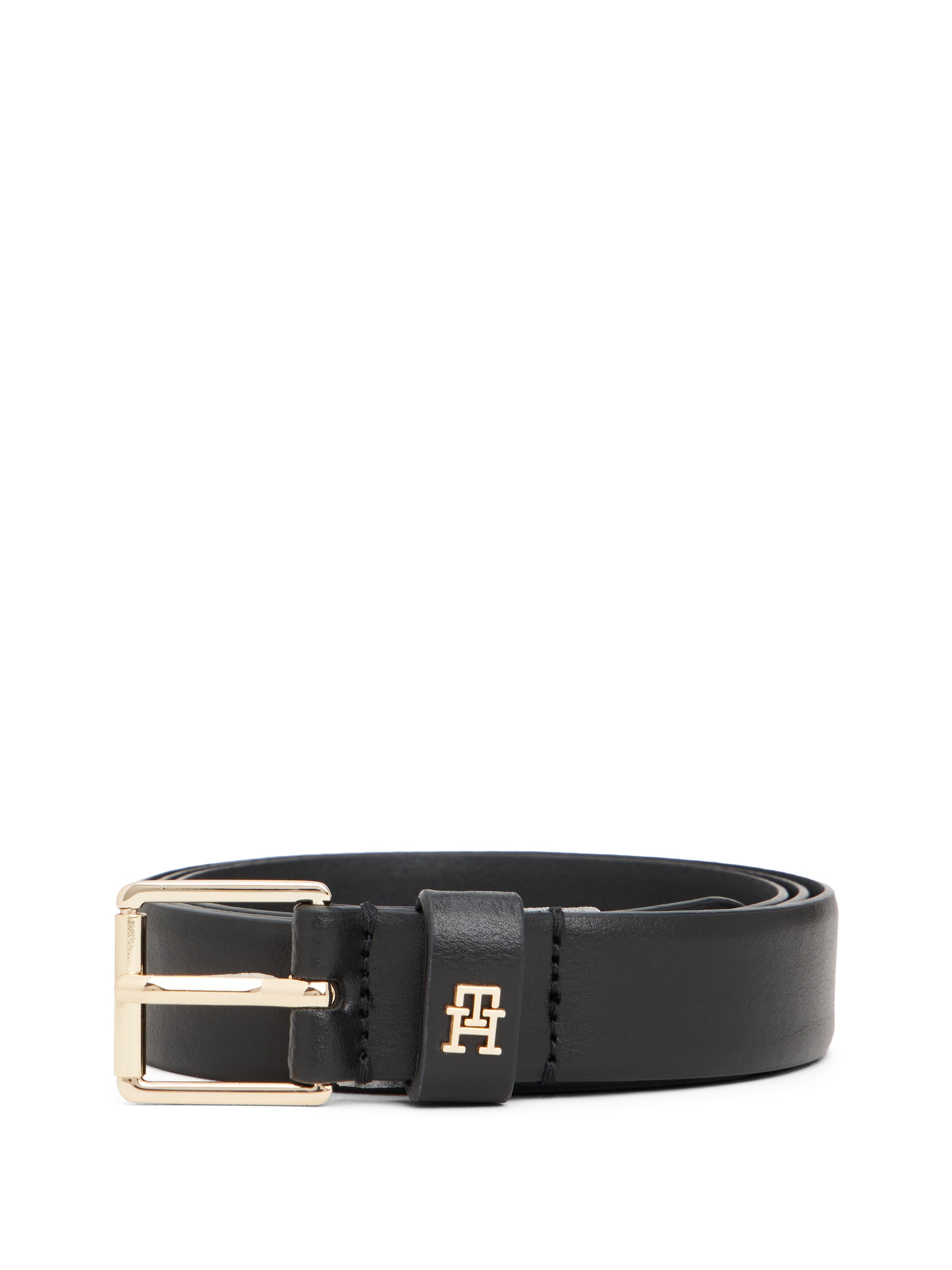 Tommy Hilfiger Ledergürtel »TH SQUARE 2.5 GO«, mit eckiger Schnalle und TH-Monogramm