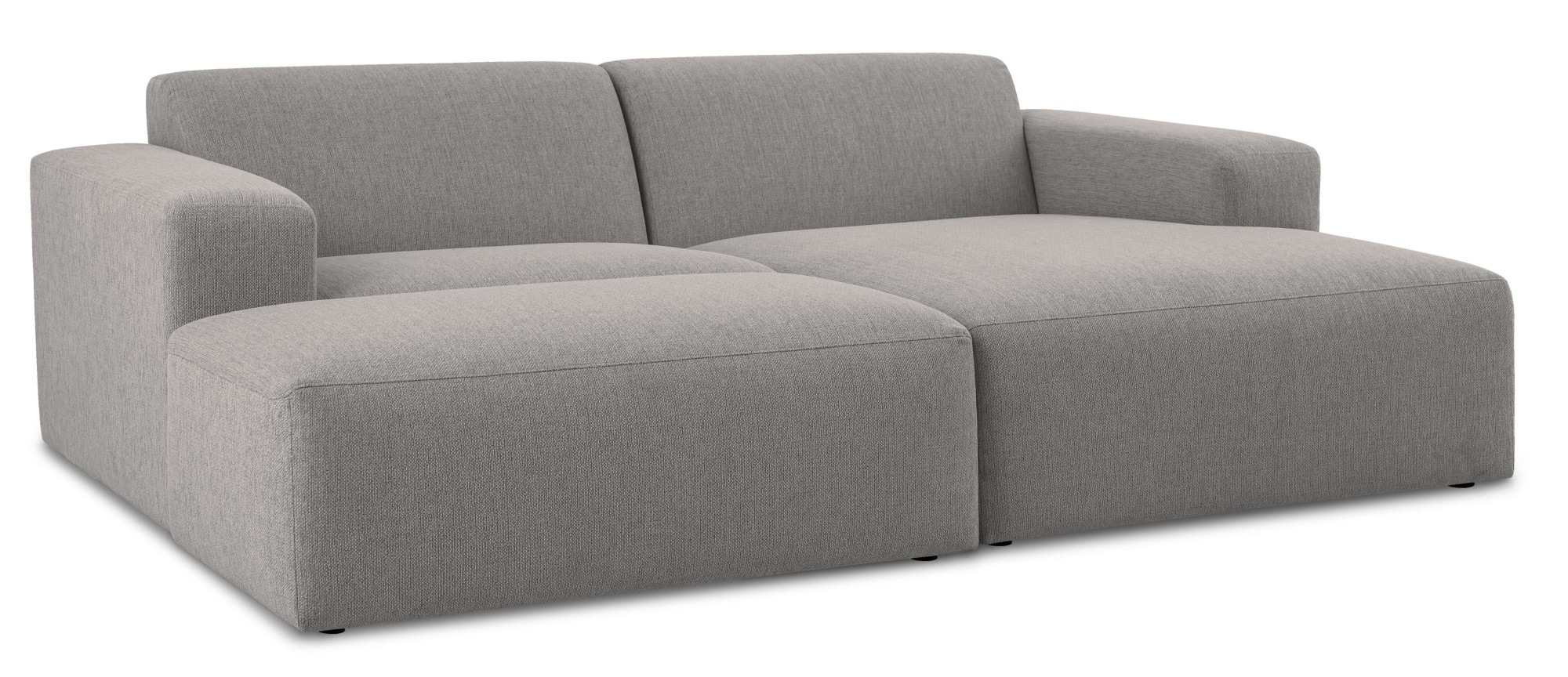 INOSIGN Ecksofa »Koa,228cm, L-Form, Modulsofa, Webstoff, Cord«, Designsofa, Set, Hocker inklusive, weicher Lounge-Sitzkomfort