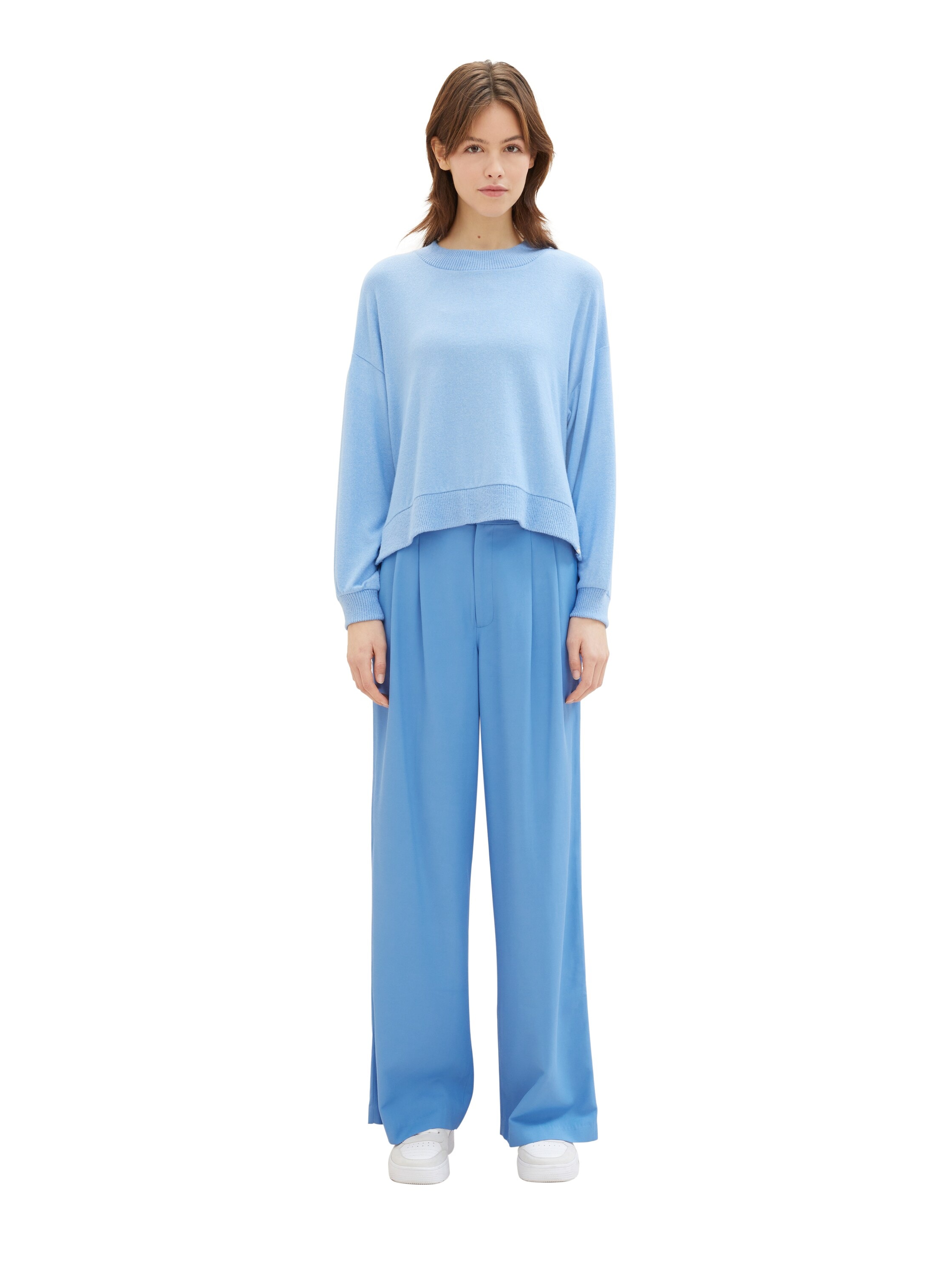 TOM TAILOR Denim Webhose, mit weitem Bein und aus Viskose