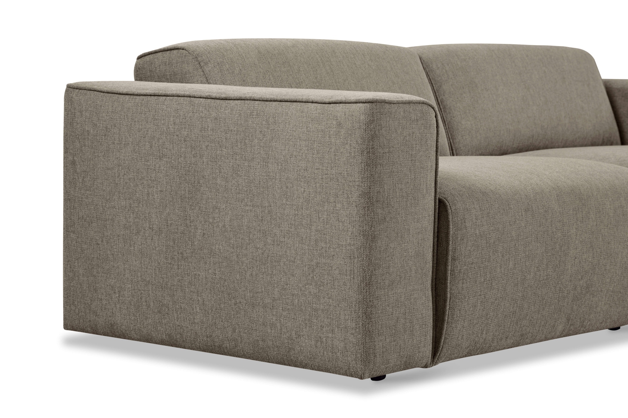 andas 3-Sitzer »Noord mit Kedernaht, Breite 232 cm«, mit Kedernaht, Breite 232 cm, Cord, Struktur, Webstoff