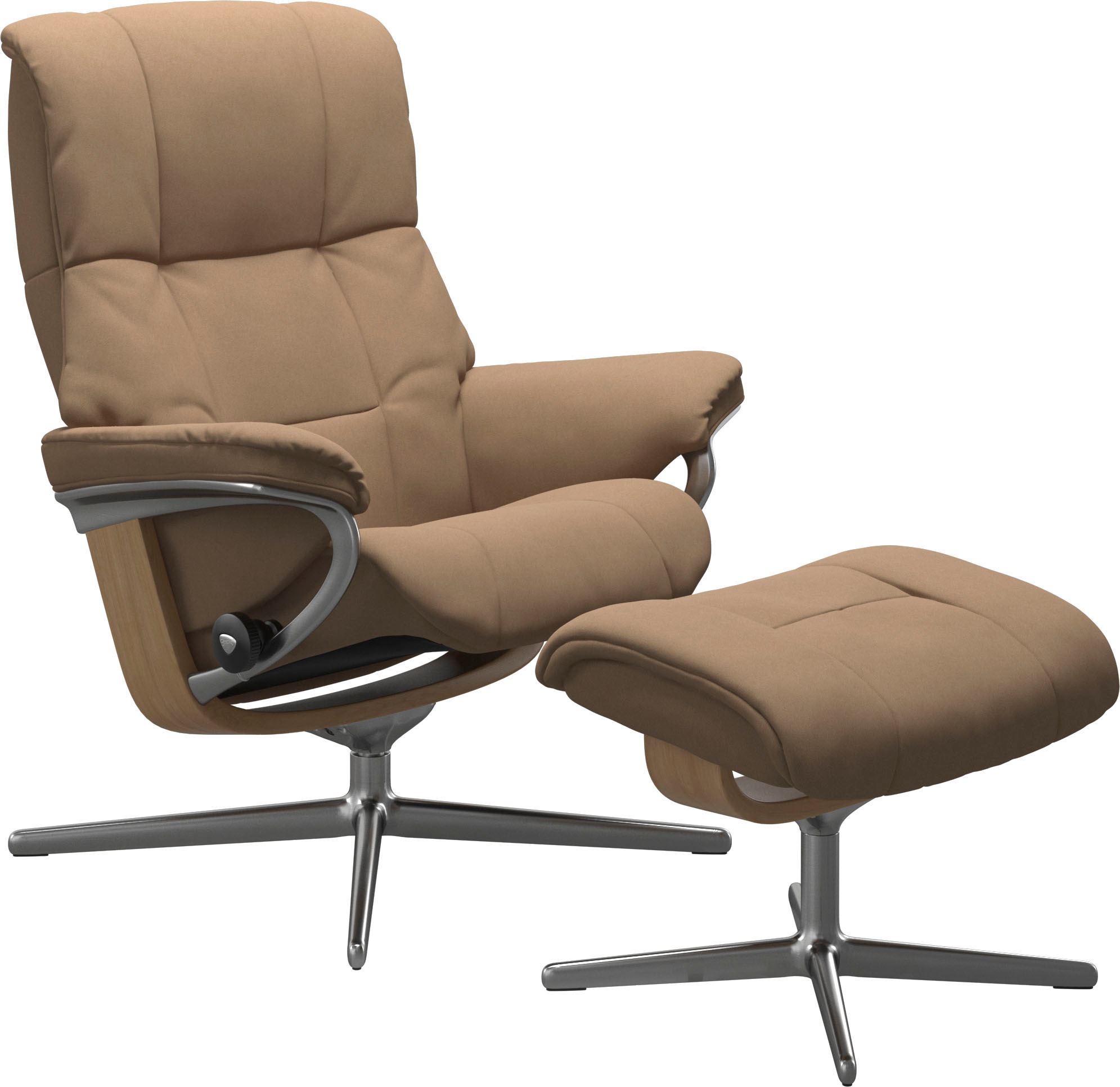 Stressless® Fußhocker »Mayfair«, mit Cross Base, Größe S, M & L, Holzakzent Eiche