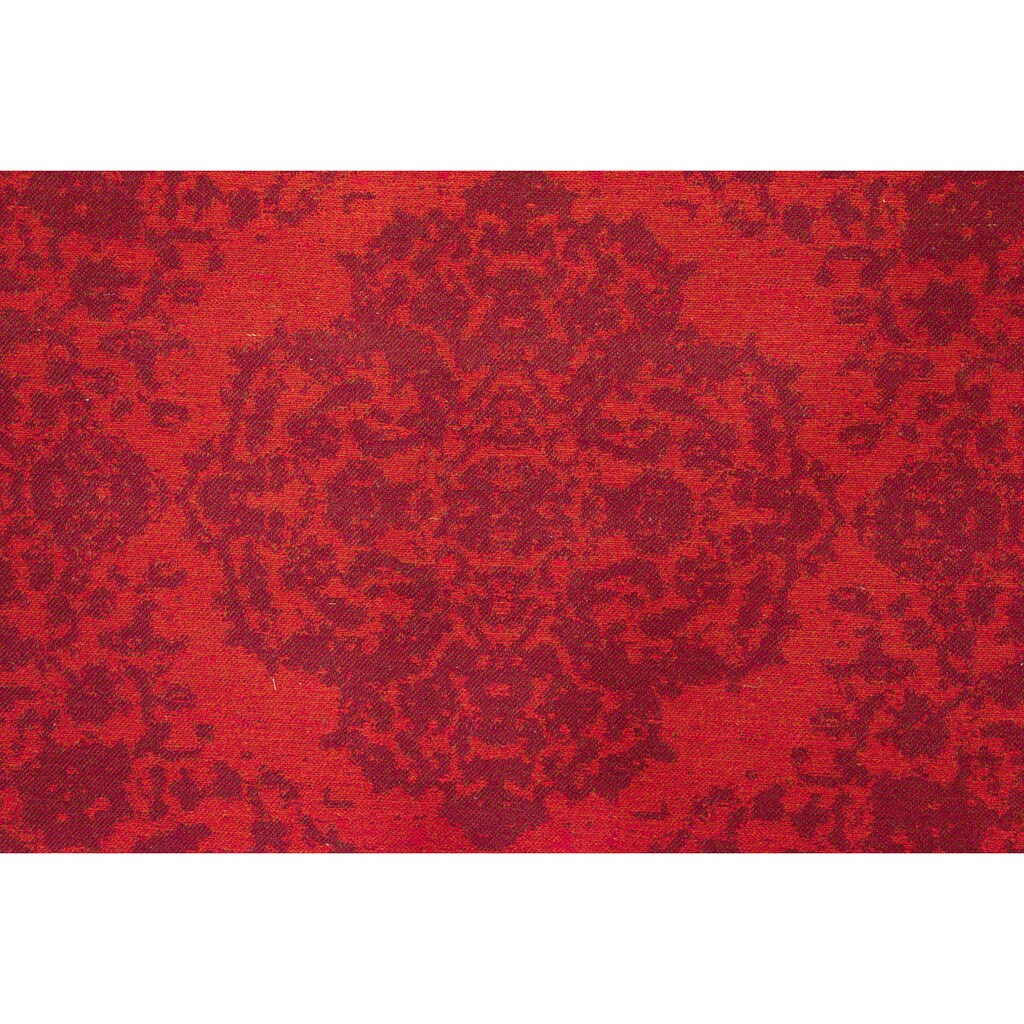 morgenland Läufer »Vintage Teppich handgetuftet rot«, rechteckig, Vintage Design