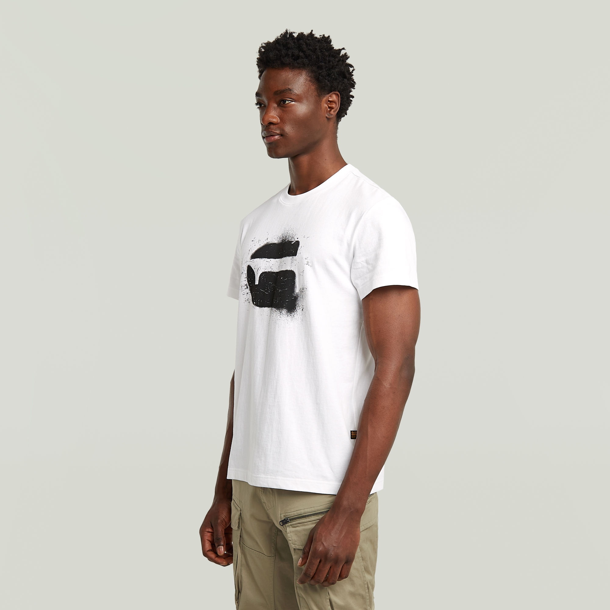 G-STAR T-Shirt »Spray G Logo« mit Rundhals