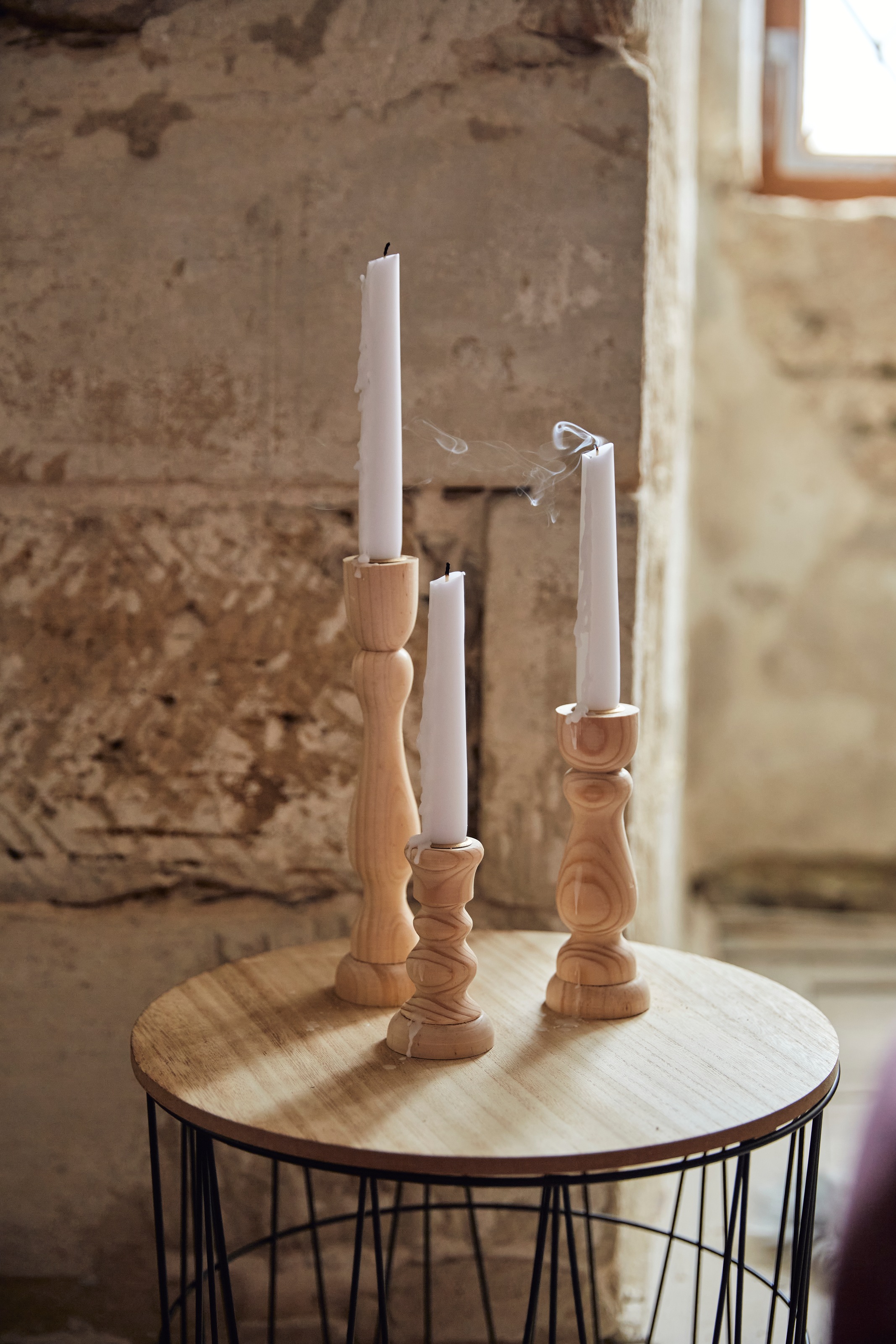 Kerzenhalter bei Höhe cm + 11 3 Schneider Holz, aus 25 (Set, OTTO St.), ca. cm 17 bestellen + »Ricco«, cm