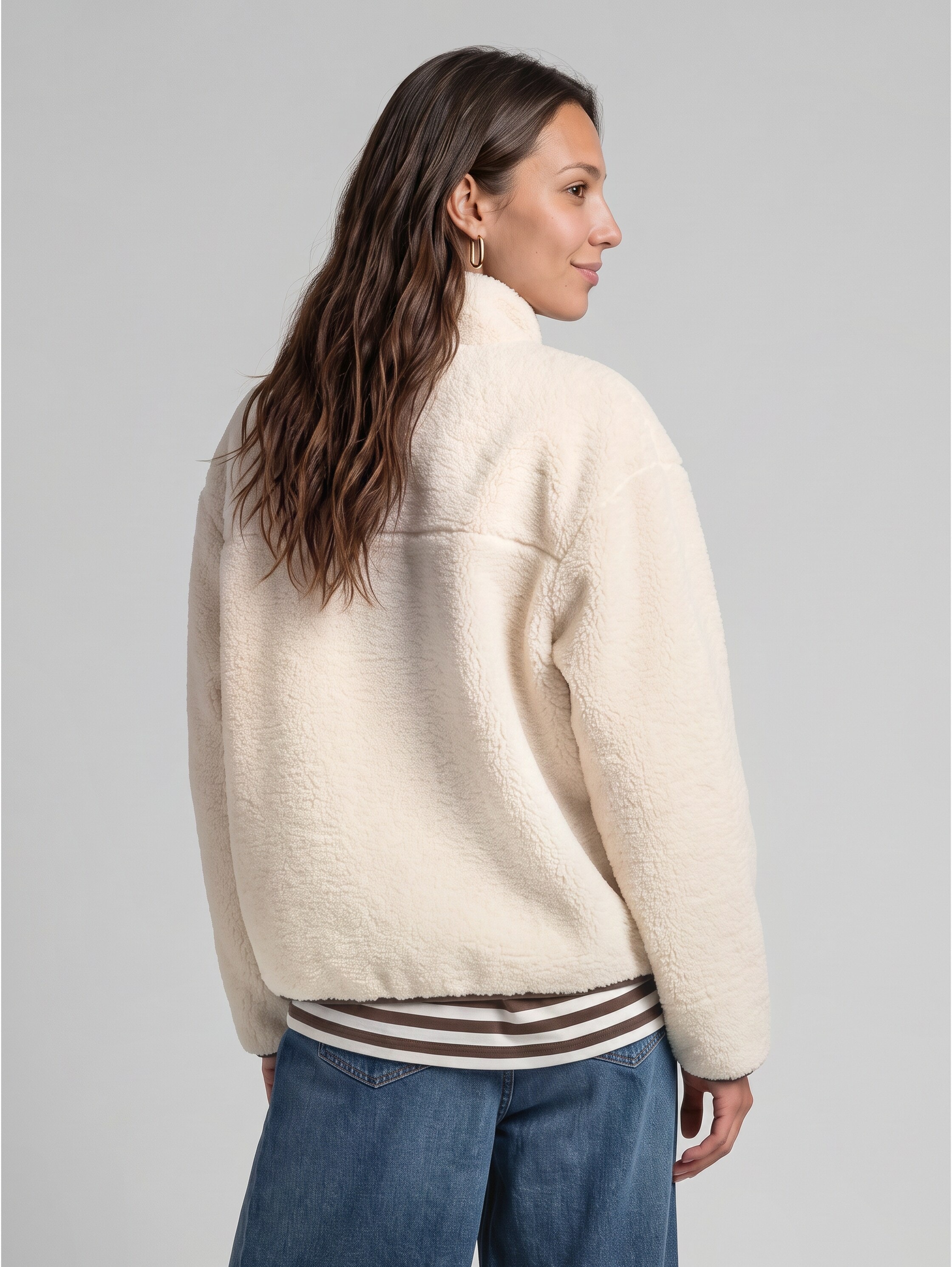 TOM TAILOR Denim Cabanjacke ohne Kapuze