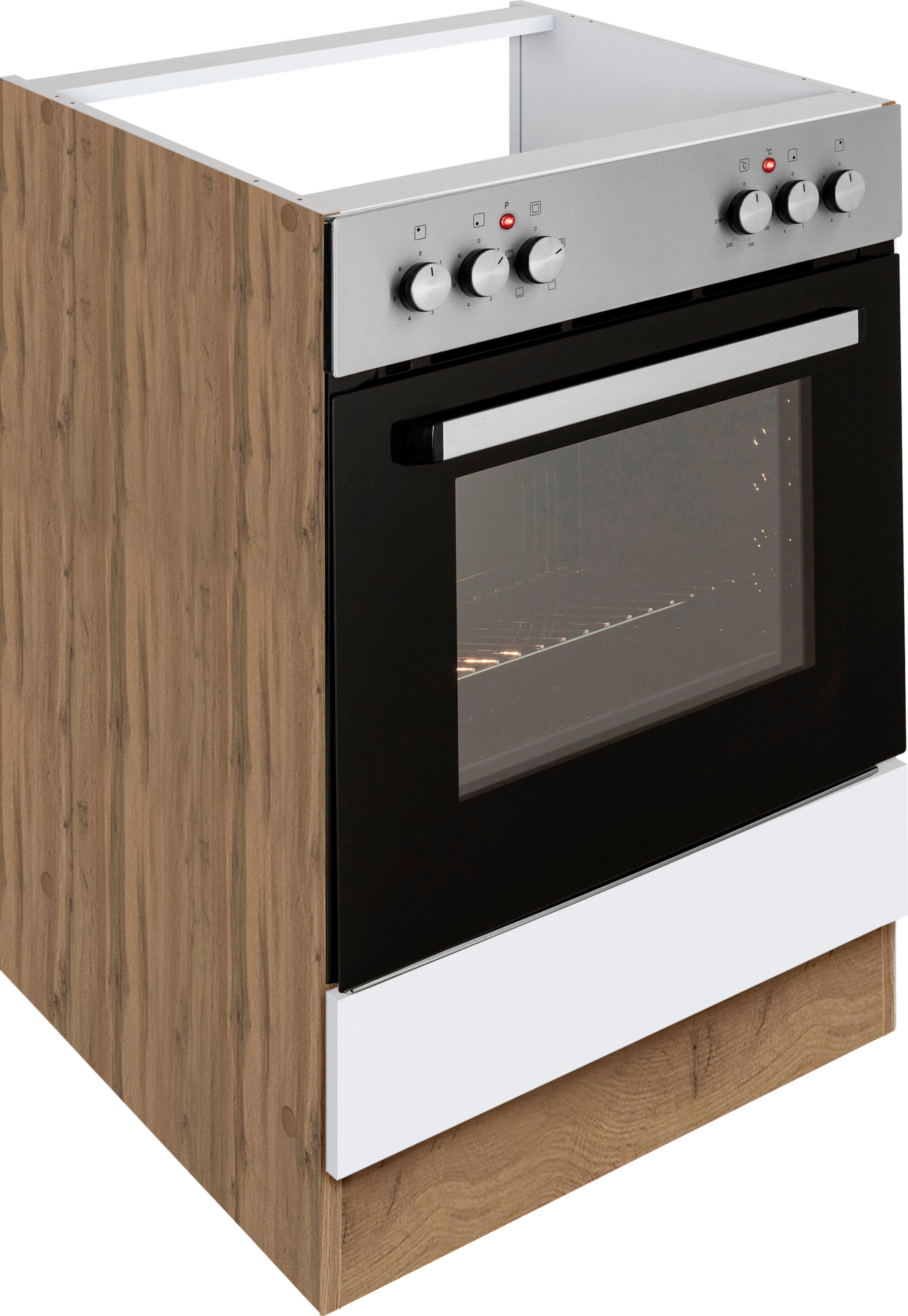 KOCHSTATION Herdumbauschrank »KS-Luhe« 60 cm breit