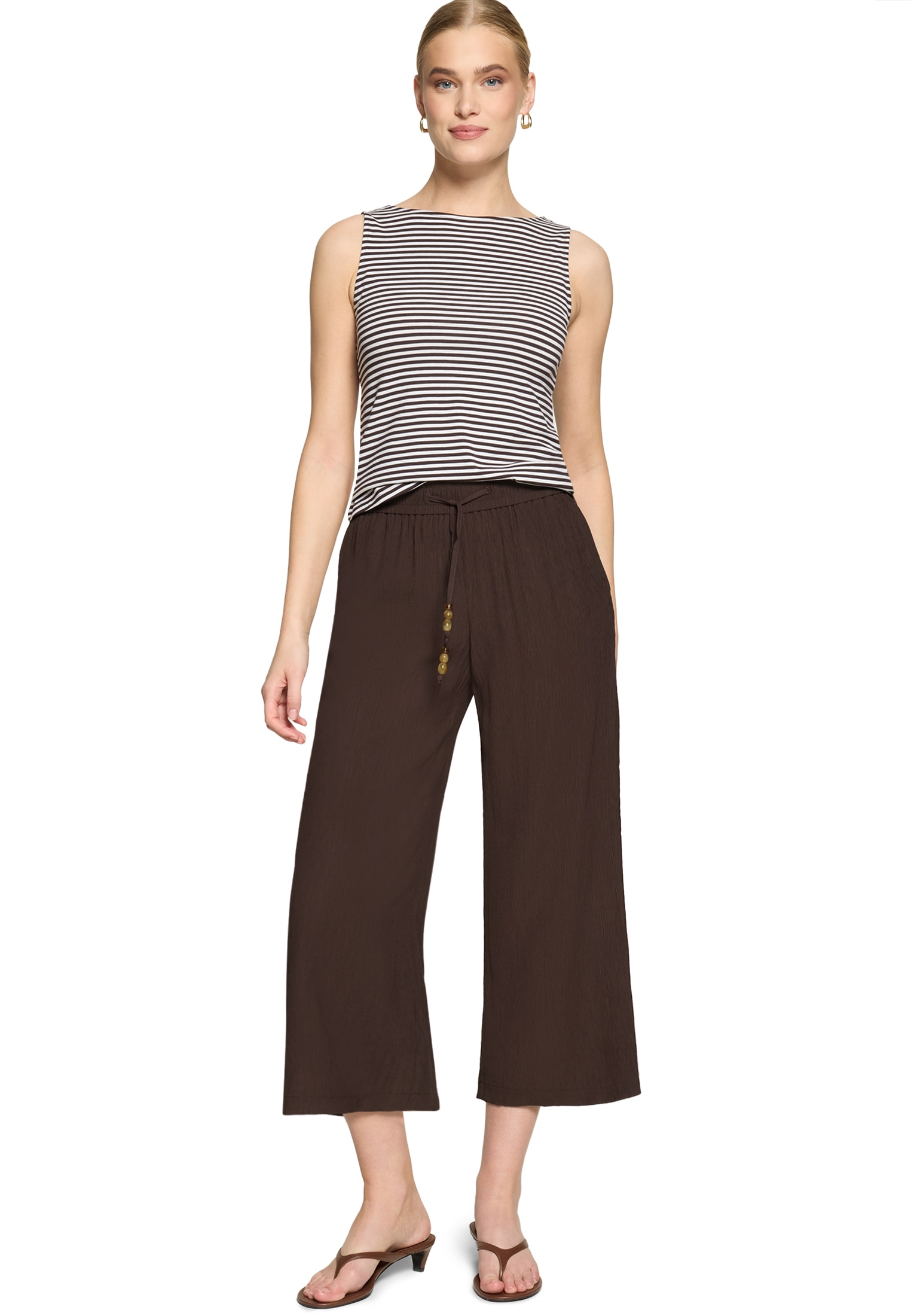 Zero Shirttop »Basic Shirt mit U-Boot-Ausschnitt«
