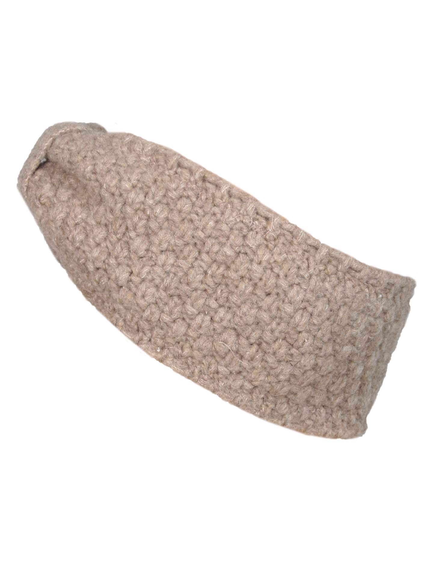 Zwillingsherz Stirnband »"Muster"« mit Muster, Knoten und Wollanteil