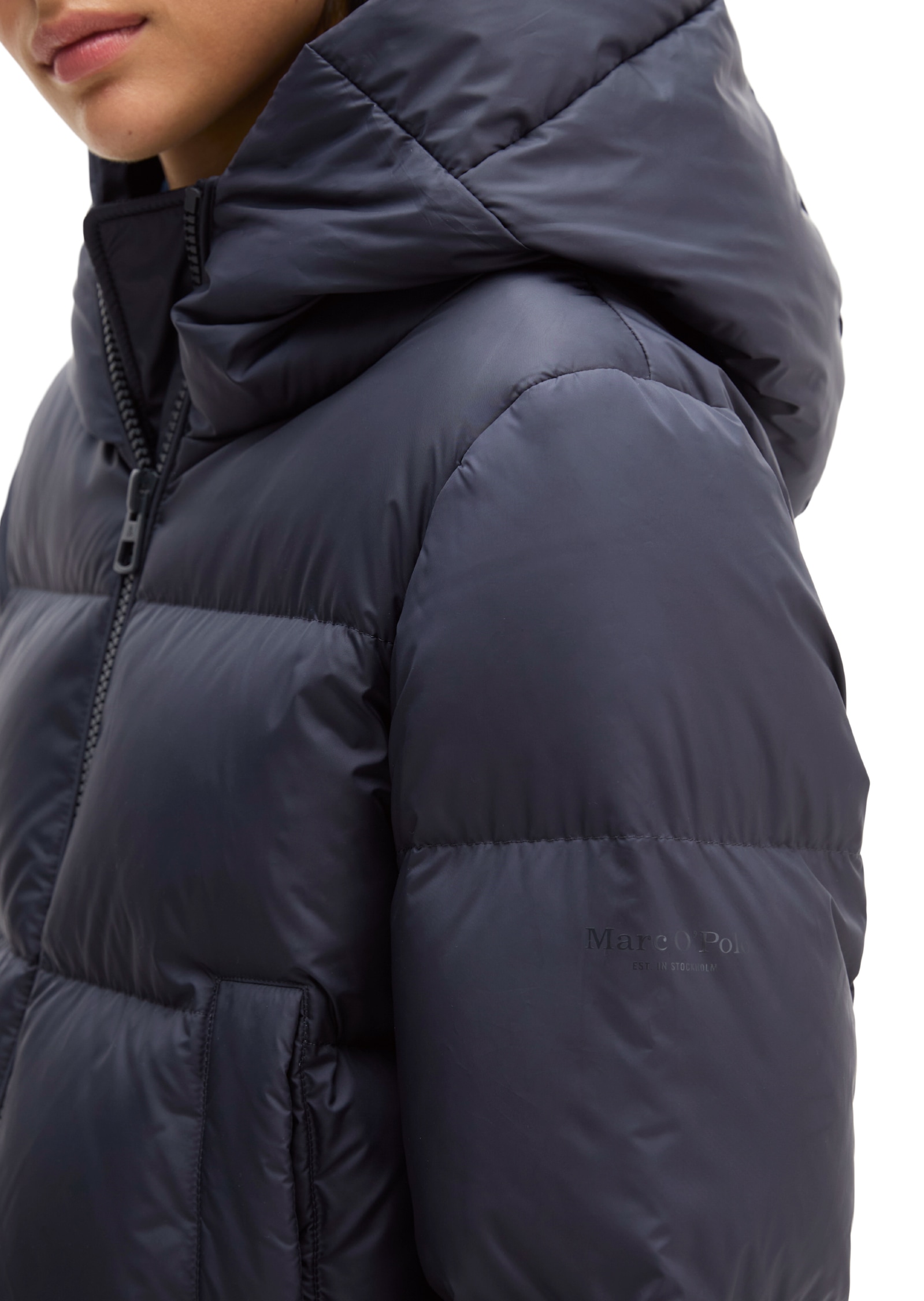 Marc O'Polo Daunenjacke mit Kapuze mit Kapuze regular mit wasserabweisender Oberfläche
