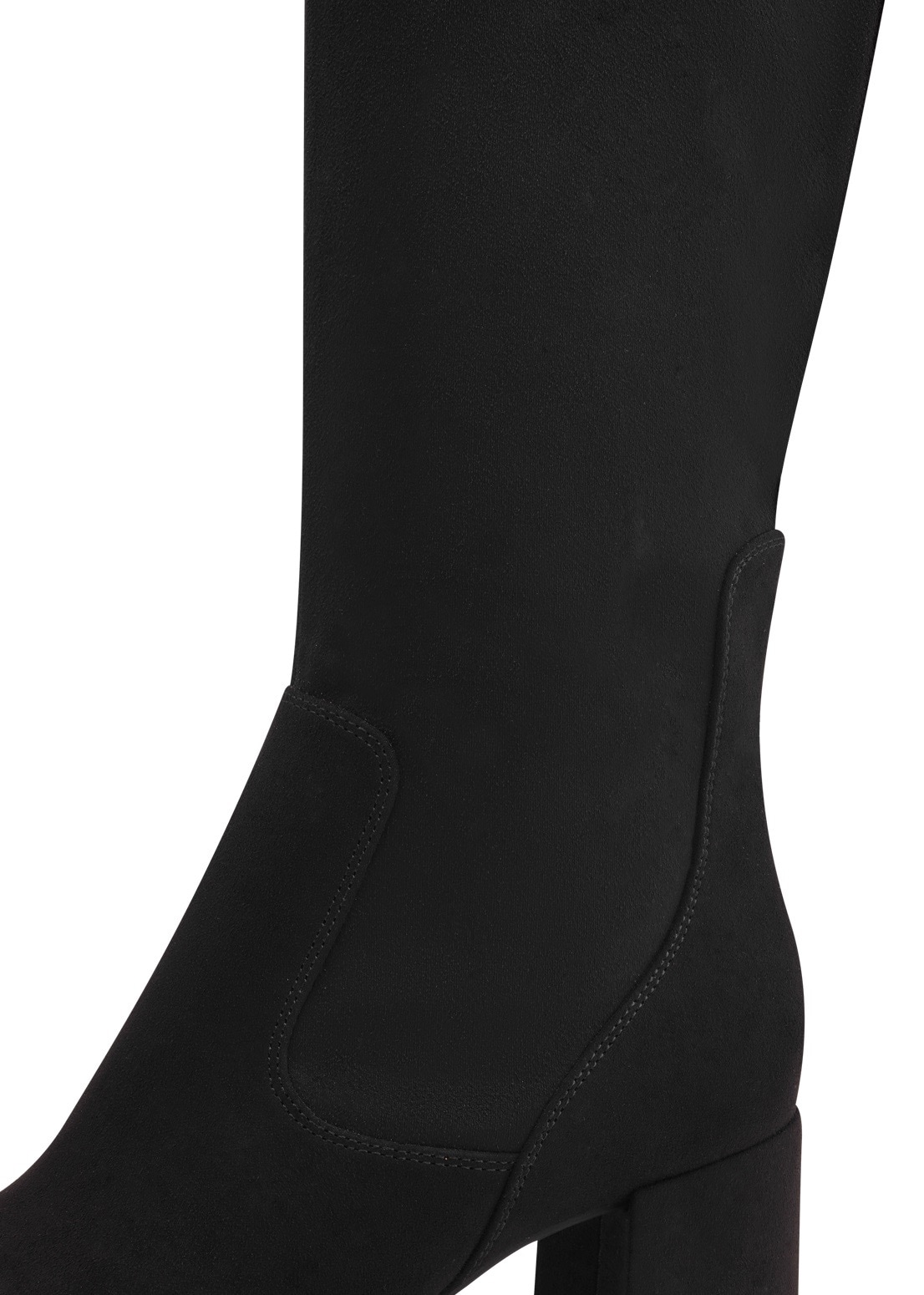 MARCO TOZZI Stiefel, Blockabsatz, Langschaftstiefel mit praktischem Innenreißverschluss