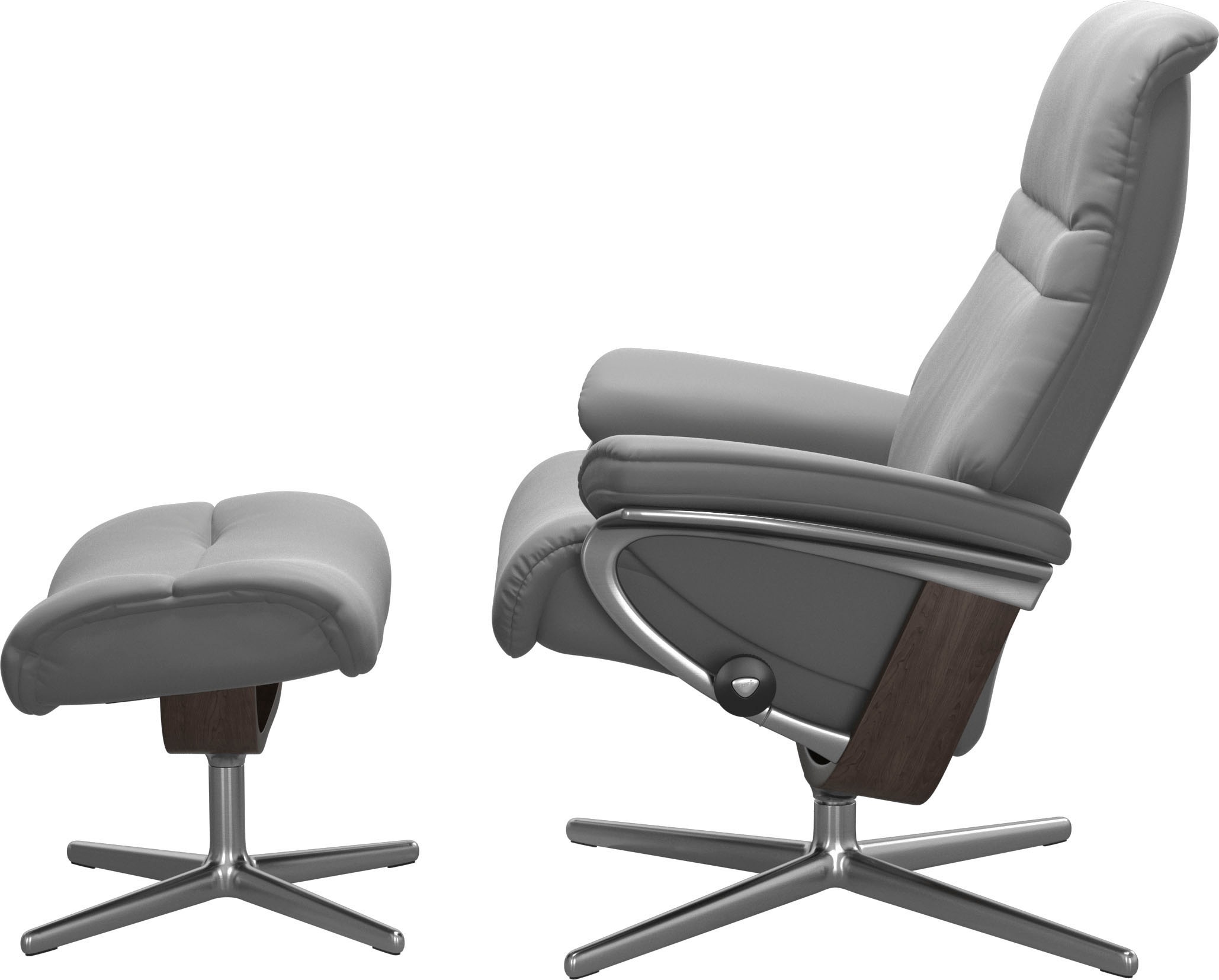 Stressless® Fußhocker »Sunrise«, mit Cross Base, Größe S, M & L, Holzakzent Wenge
