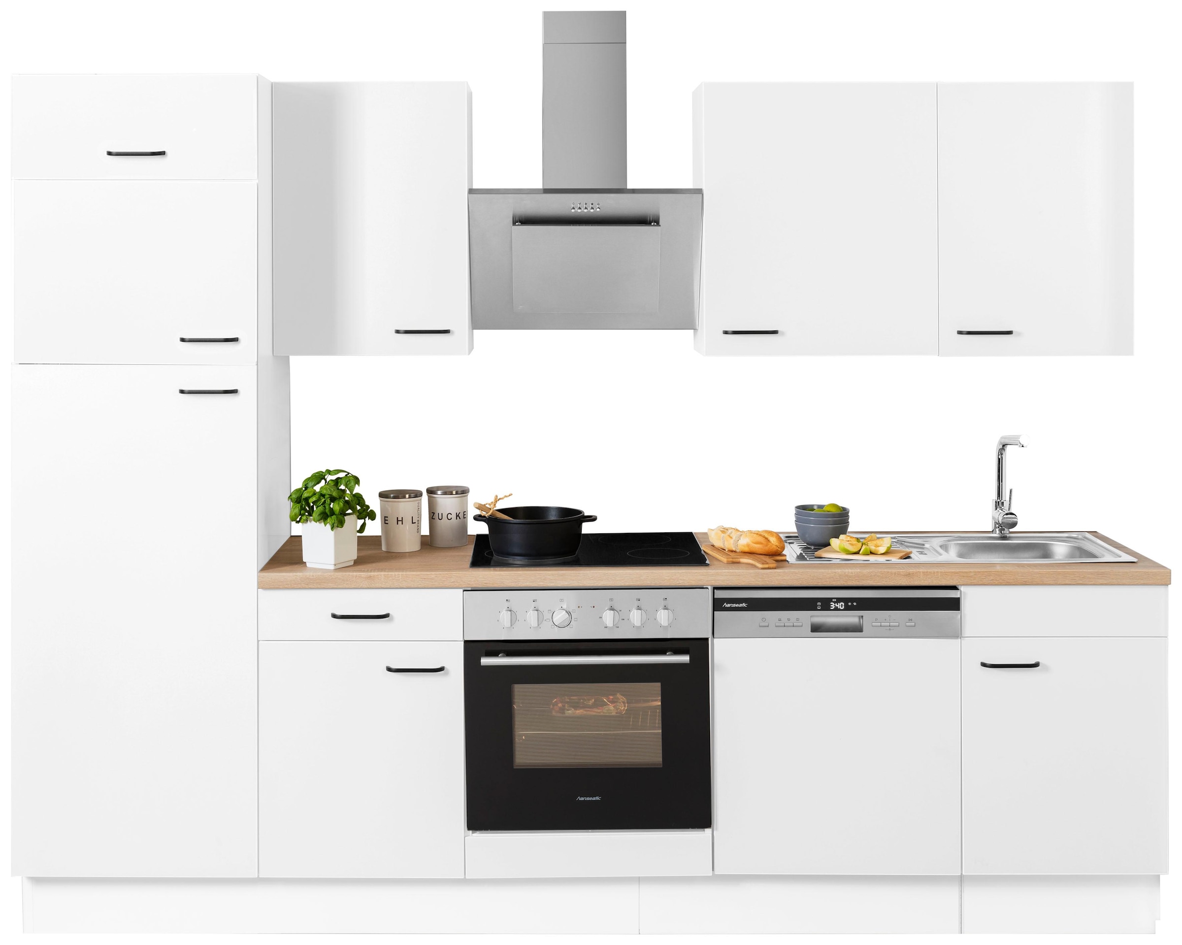 OPTIFIT Küchenzeile »Elga«, Premium-Küche mit Soft-Close-Funktion,  Vollauszug, Breite 280 cm kaufen bei OTTO