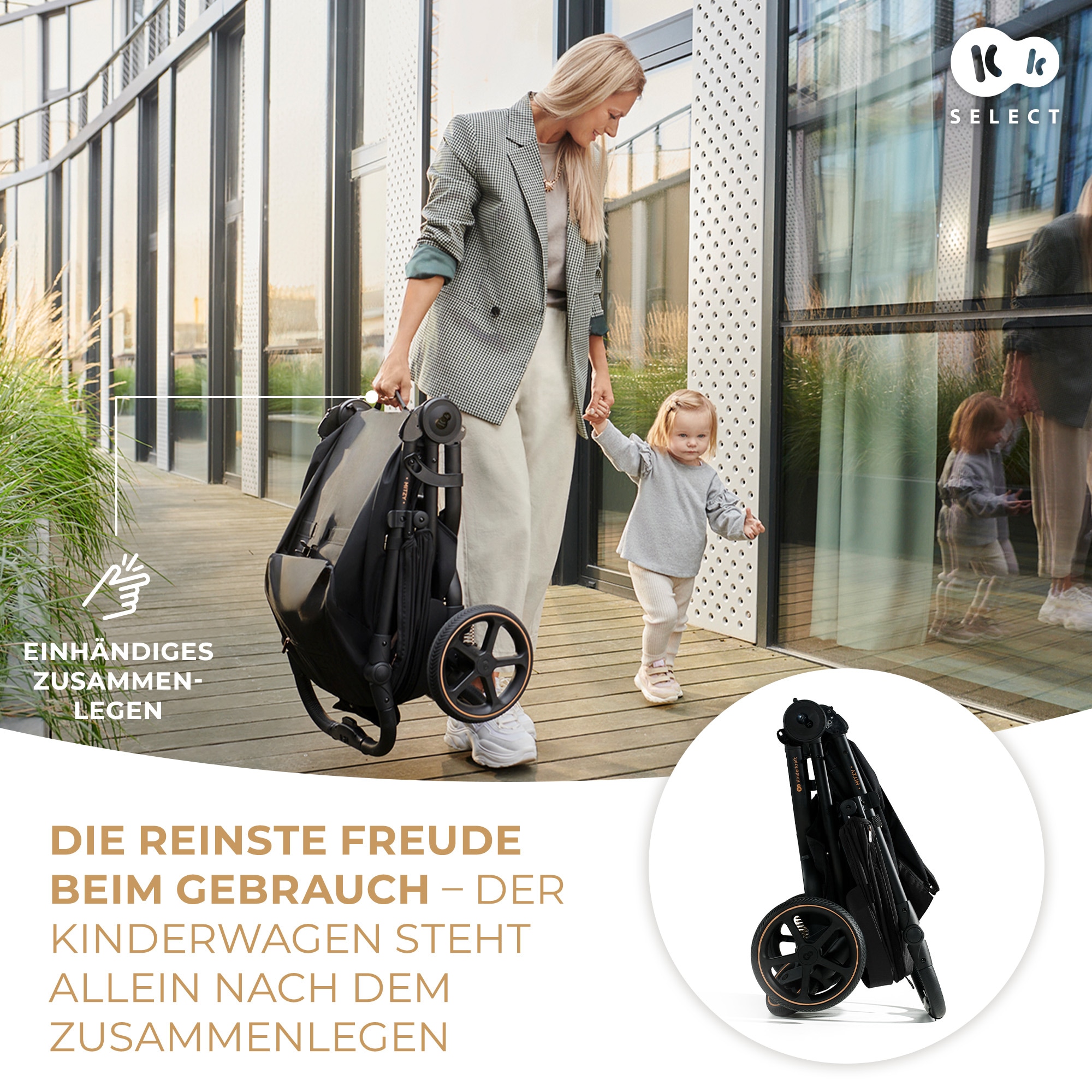 Kinderkraft Kinder-Buggy »MITZY« 27 kg