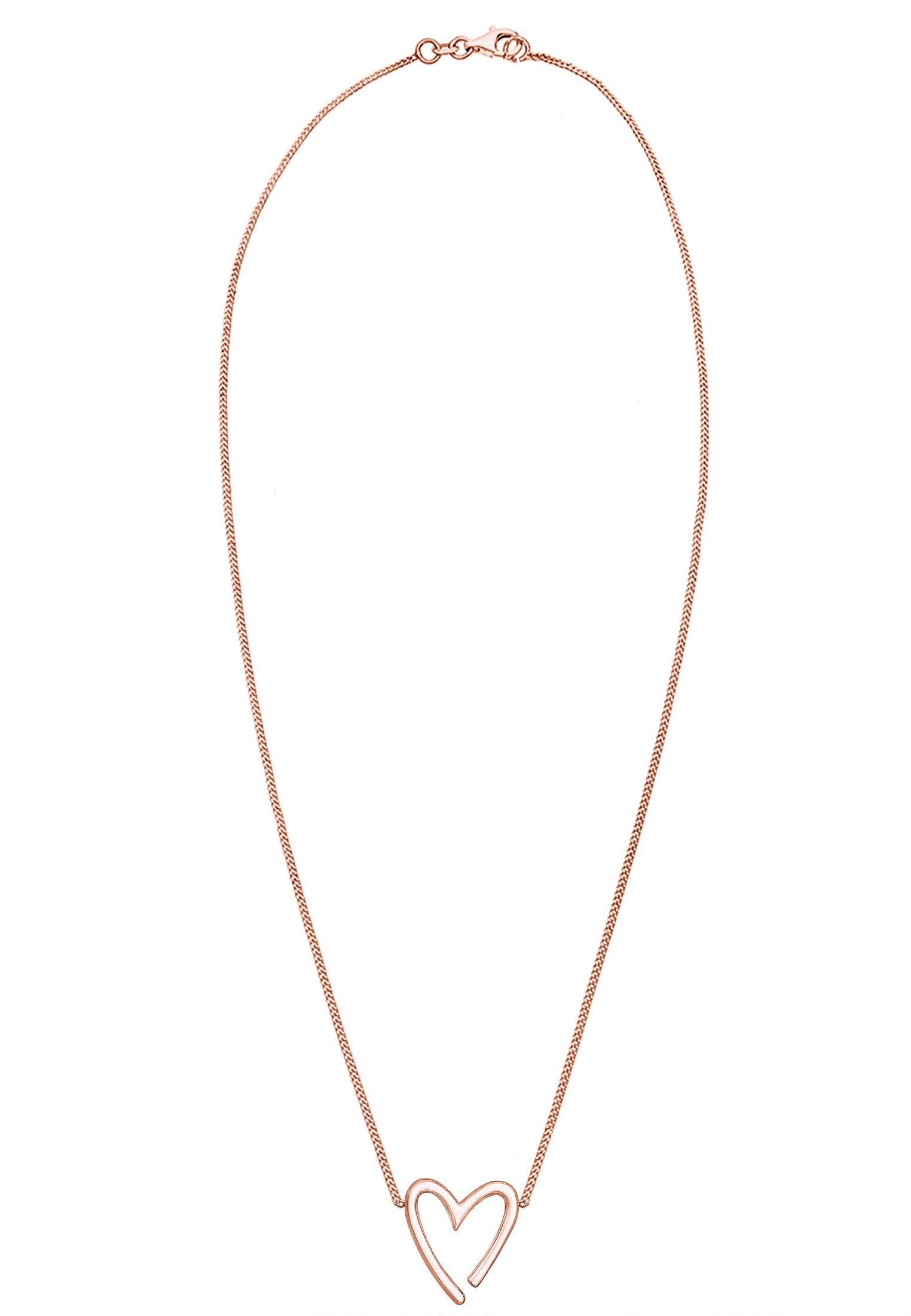Elli Kette mit Anhänger »Halskette Anhänger Herz 925 Sterling Silber«