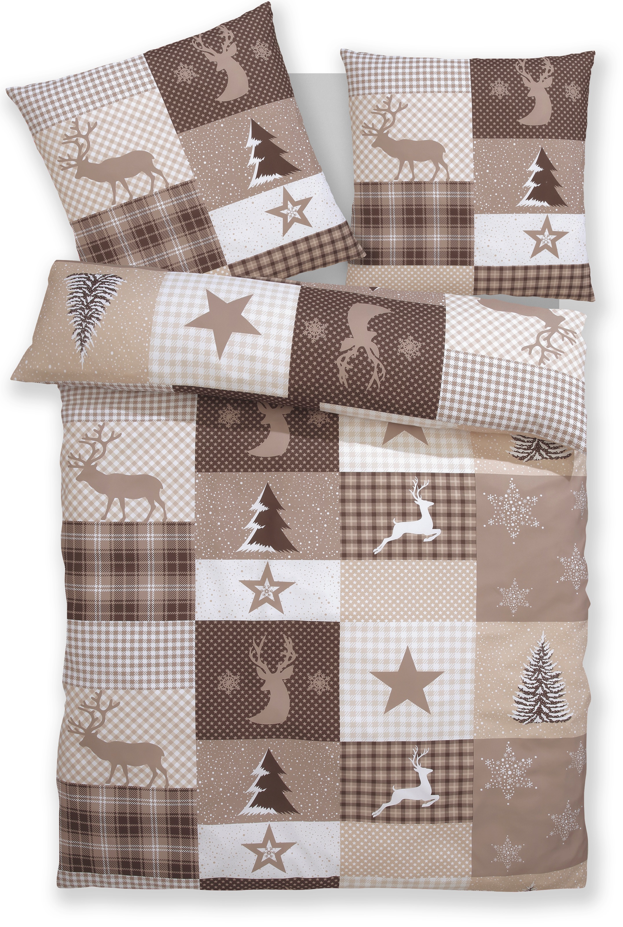 Home affaire Bettwäsche »Nicholas«, Weihnachtsbettwäsche, Winter