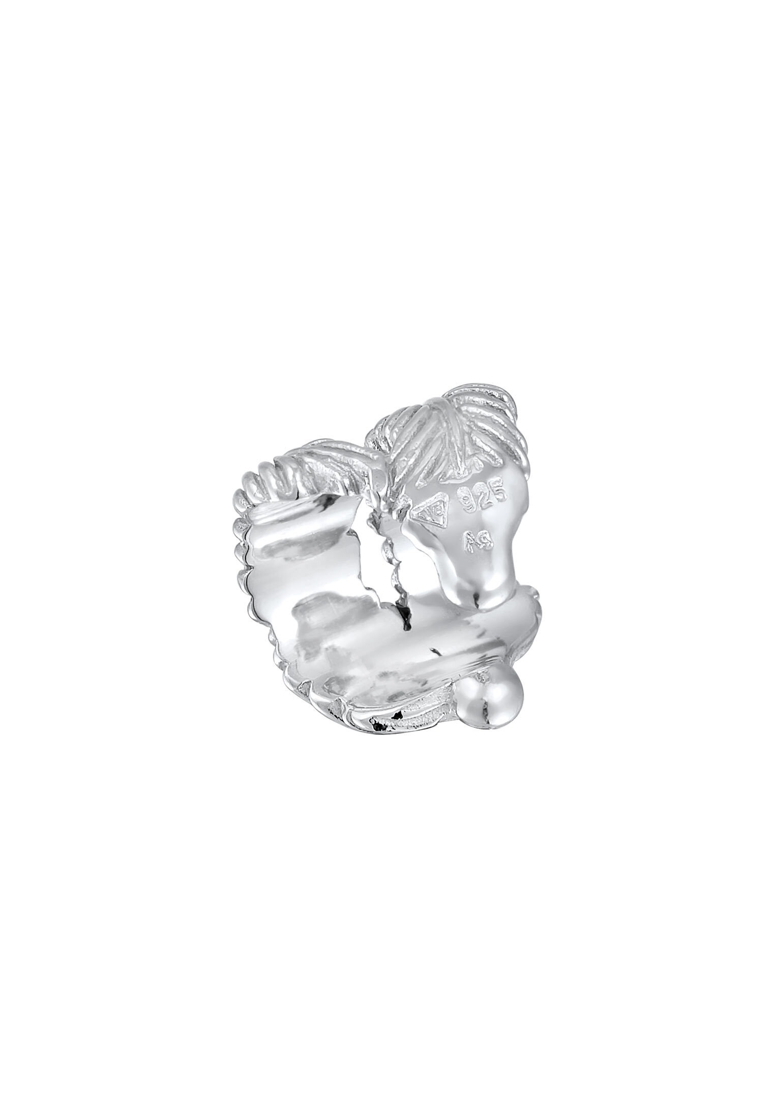 Elli Ohrklemme »Ohrringe Earcuff Single Feder Boho 925 Silber«
