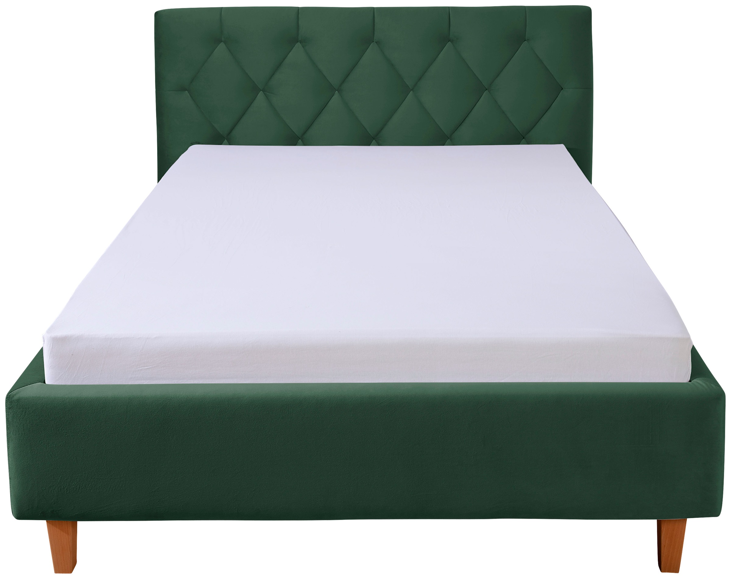 Guido Maria Kretschmer Home&Living Polsterbett »Sunley 100«, Kreuzsteppung, Kopfteilhöhe 102 cm, ohne oder mit Matratze/Lattenrost