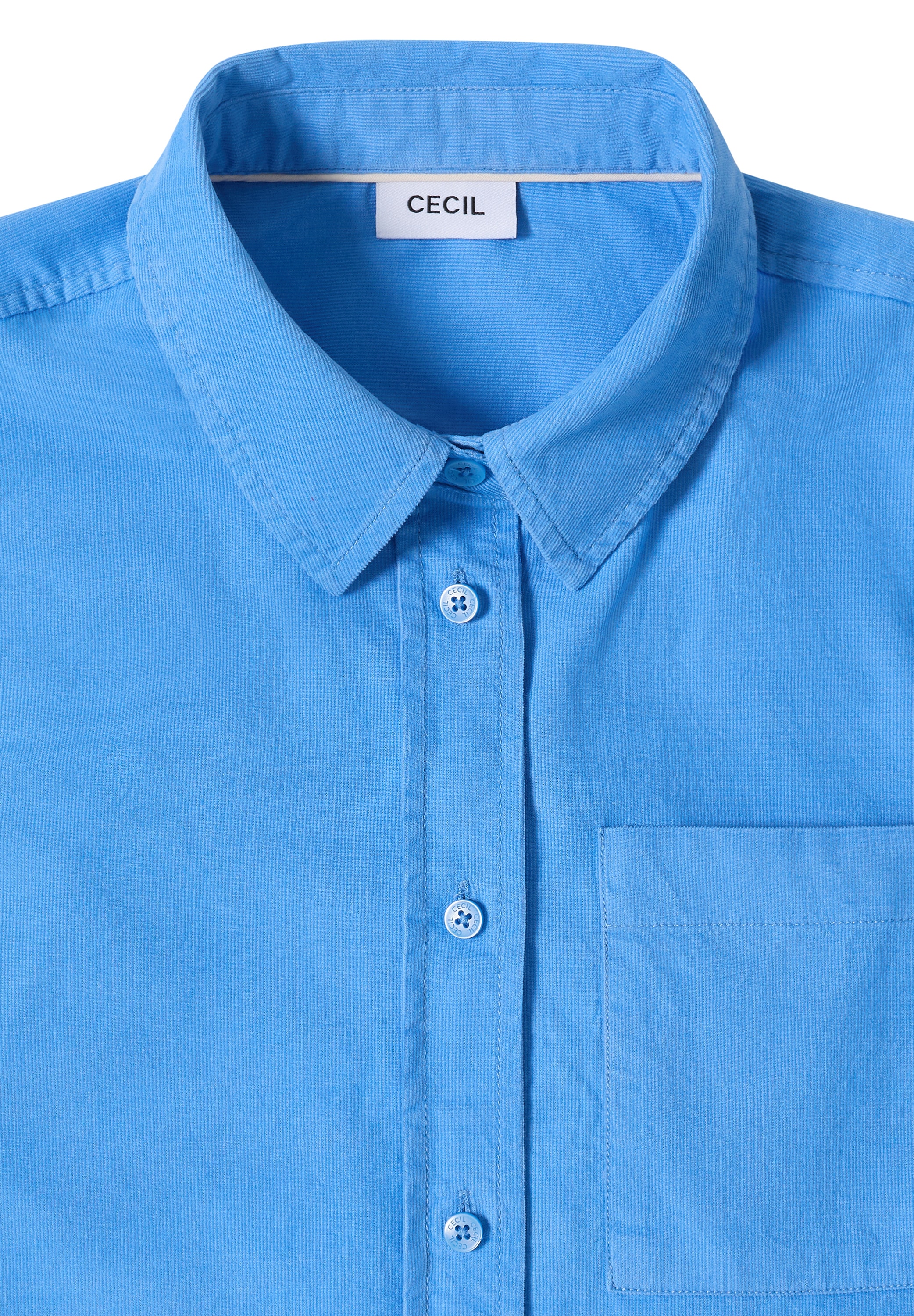 Cecil Hemdbluse in feiner Cord-Qualität