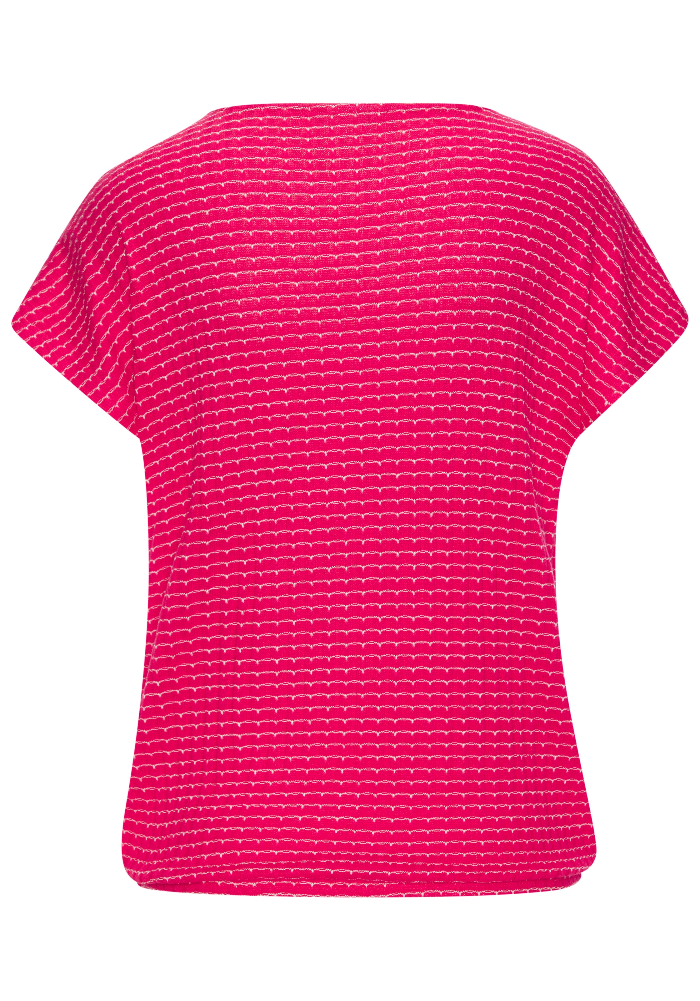 Vivance Kurzarmshirt »aus strukturierter Strickqualität«, (Set), mit schönem Muster aus Strick