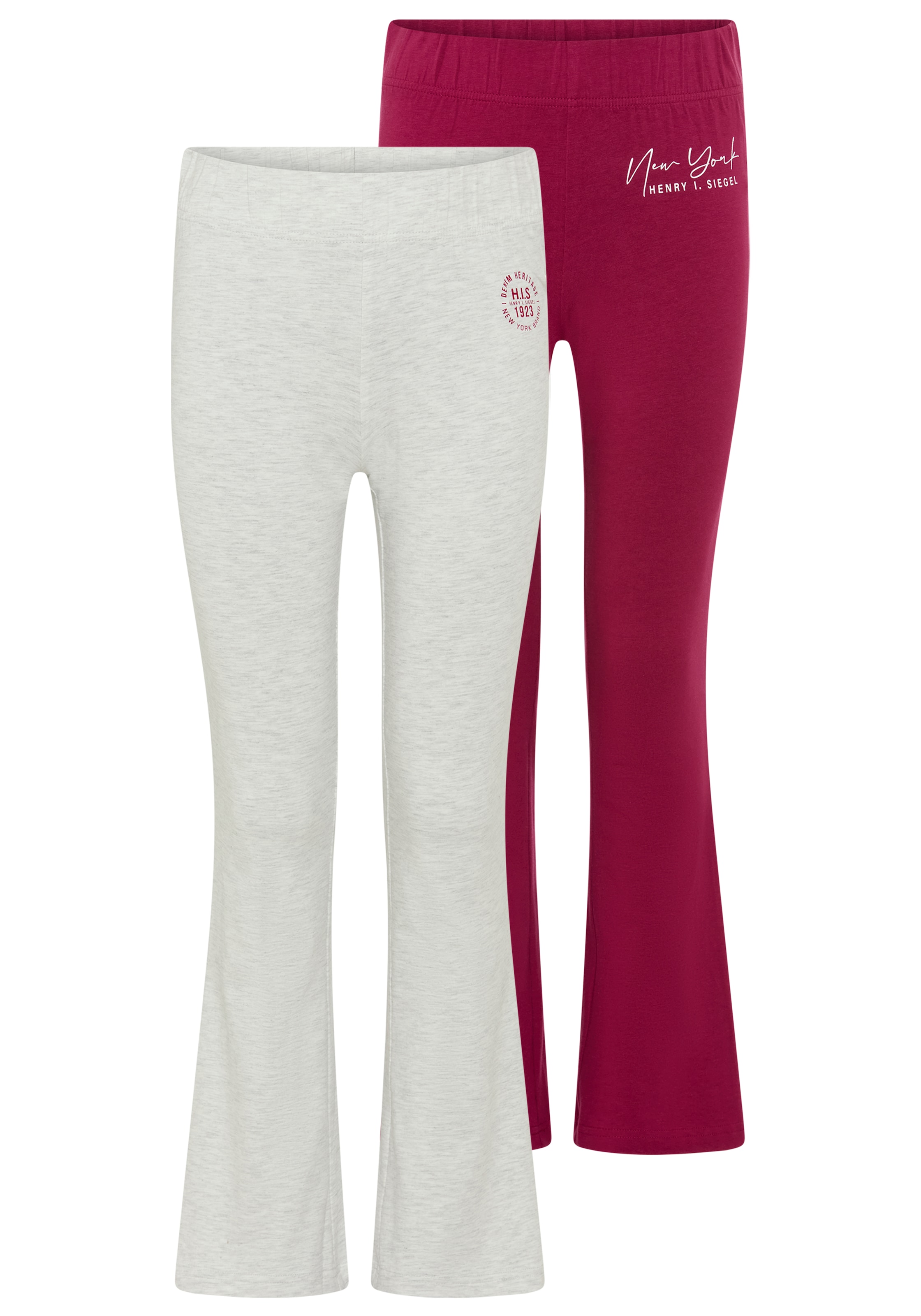 H.I.S Leggings »2er Packung Leggings mit Schlag für Mädchen«  Für TEENS. 2er Packung Jazzpants