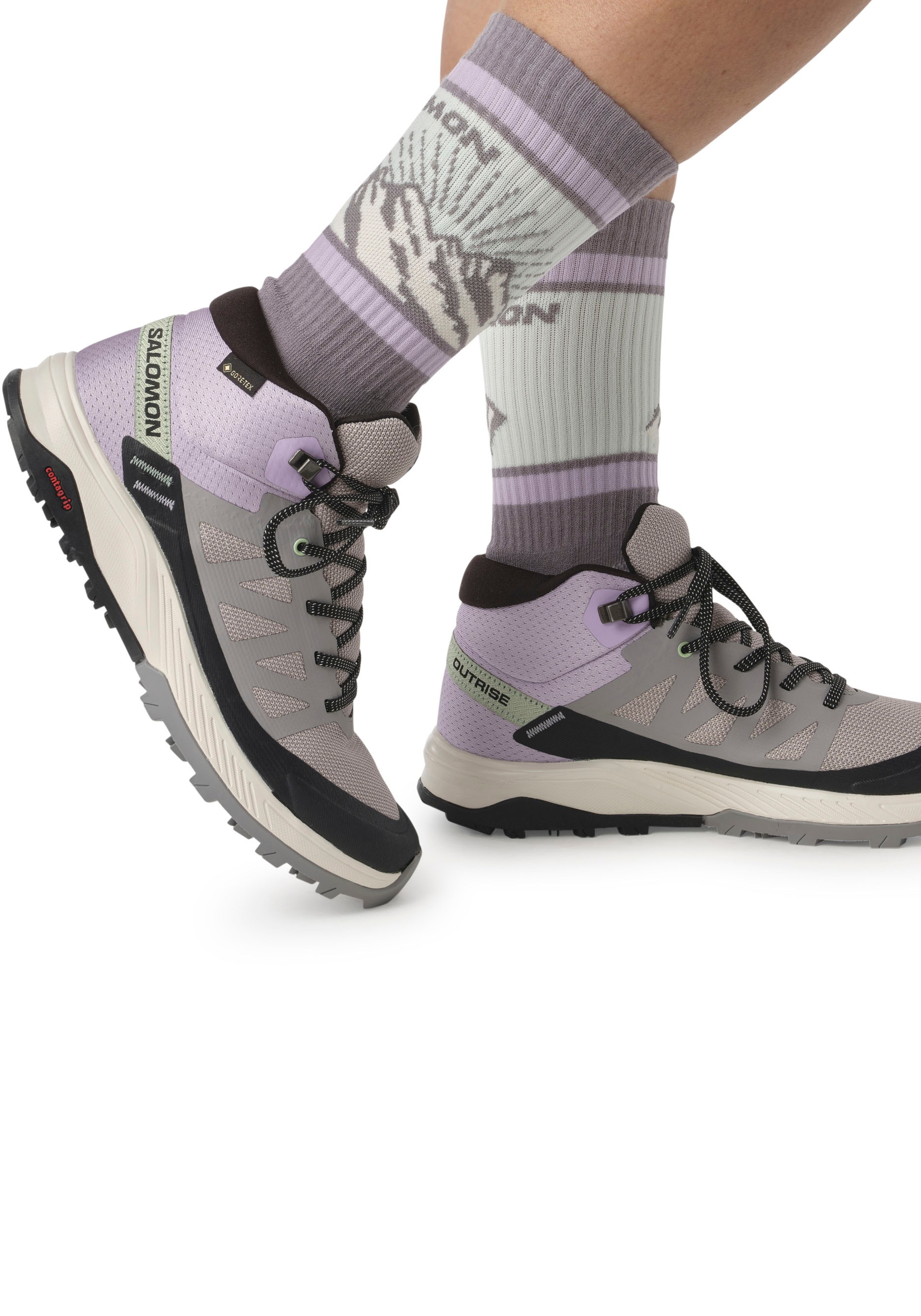 Salomon Wanderschuh »OUTRISE MID GORE-TEX® W«, wasserdicht
