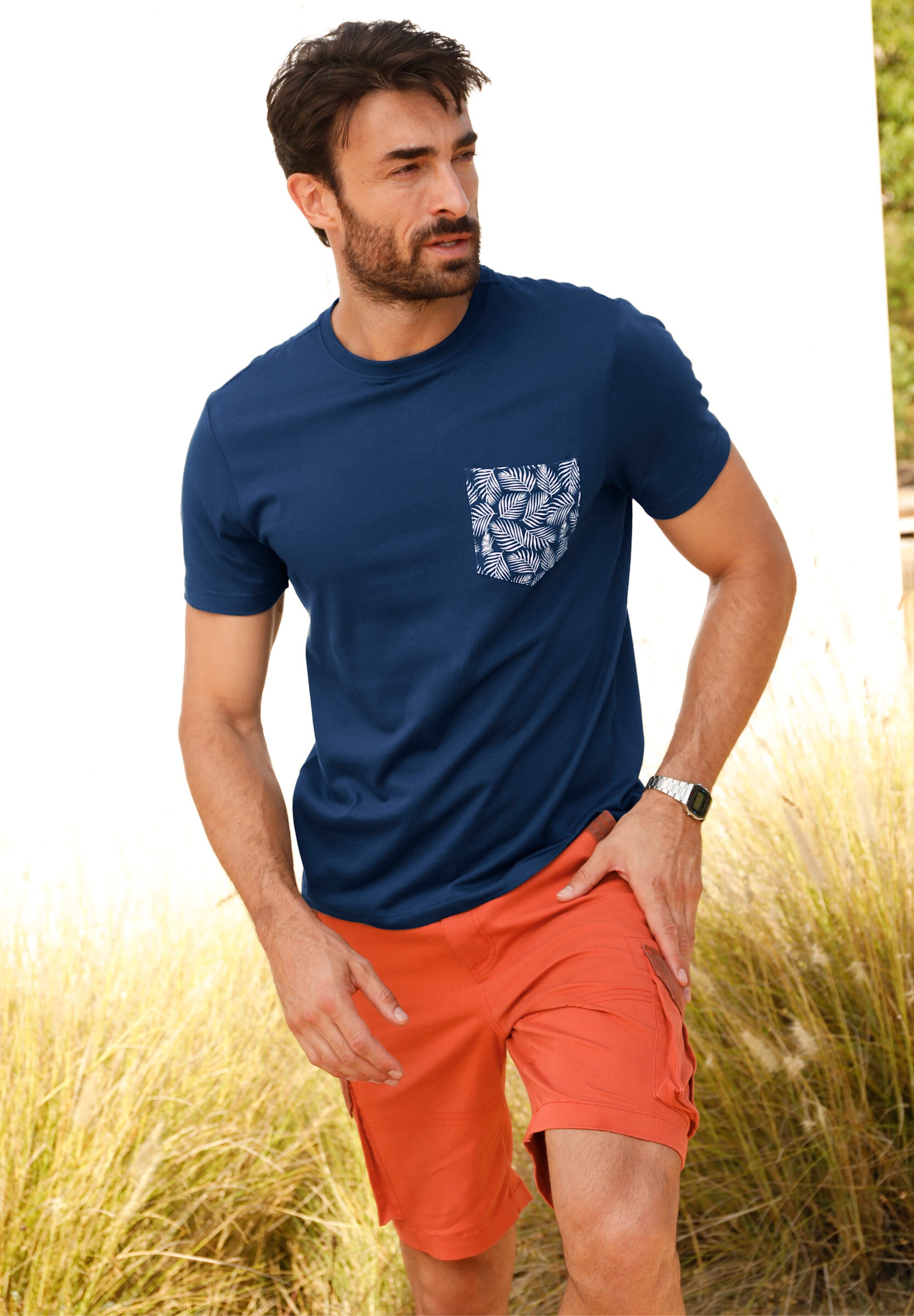 Witt T-Shirt »T-Shirt Kurzarmshirt mit bedruckter Brusttasche«