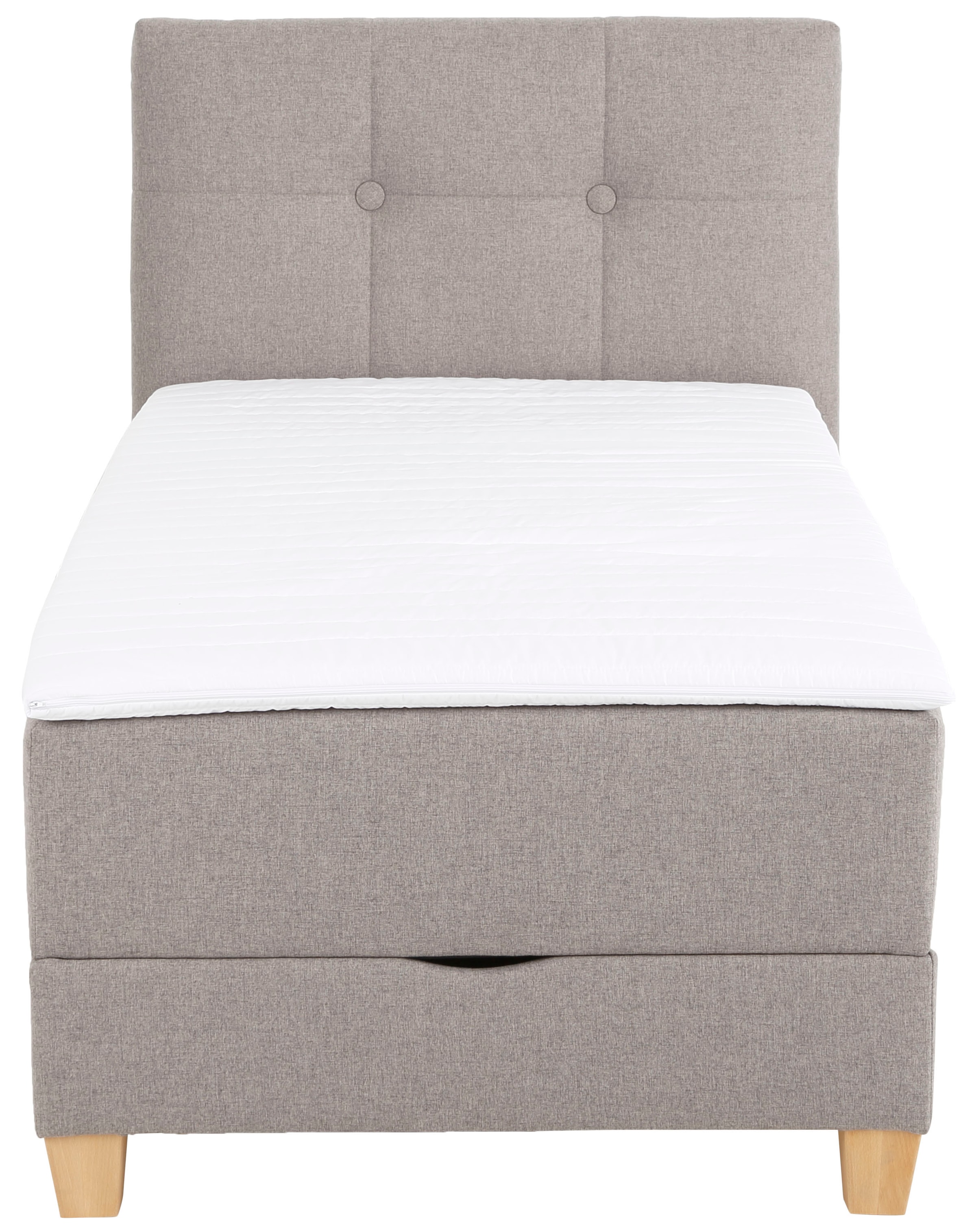 Home affaire Boxbett »Lonrai«, in H2,H3 & H4 und XXL - Überlänge 220cm wählbar, inkl. Topper