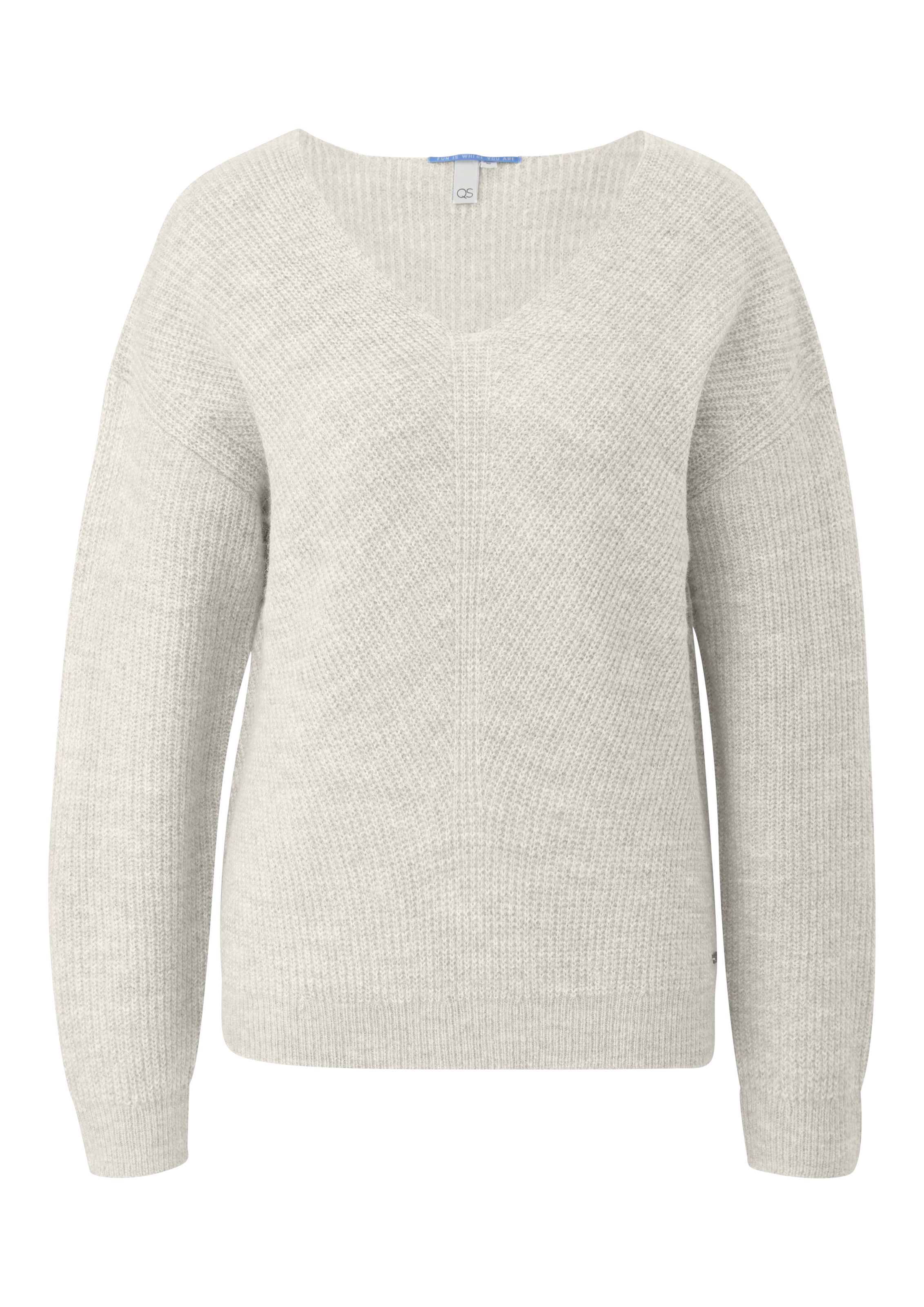 QS Strickpullover, in Melange Optik