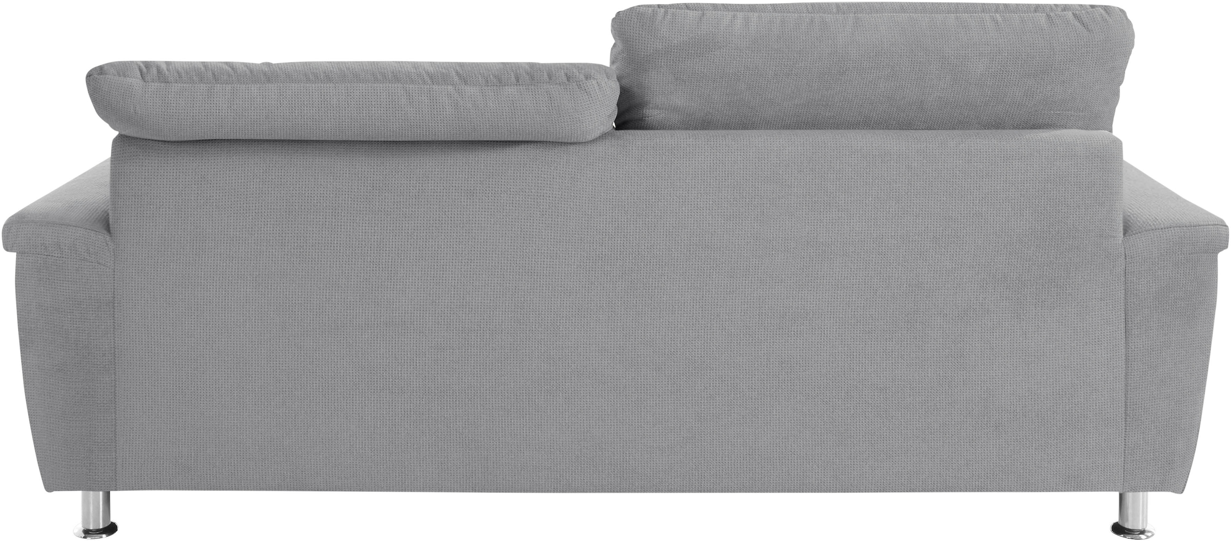 DOMO collection 2,5-Sitzer »Franzi, zeitlos und elegant, moderne Sitzheftung«, wahlweise mit Kopfteilverstellung, inklusive Zierkissen