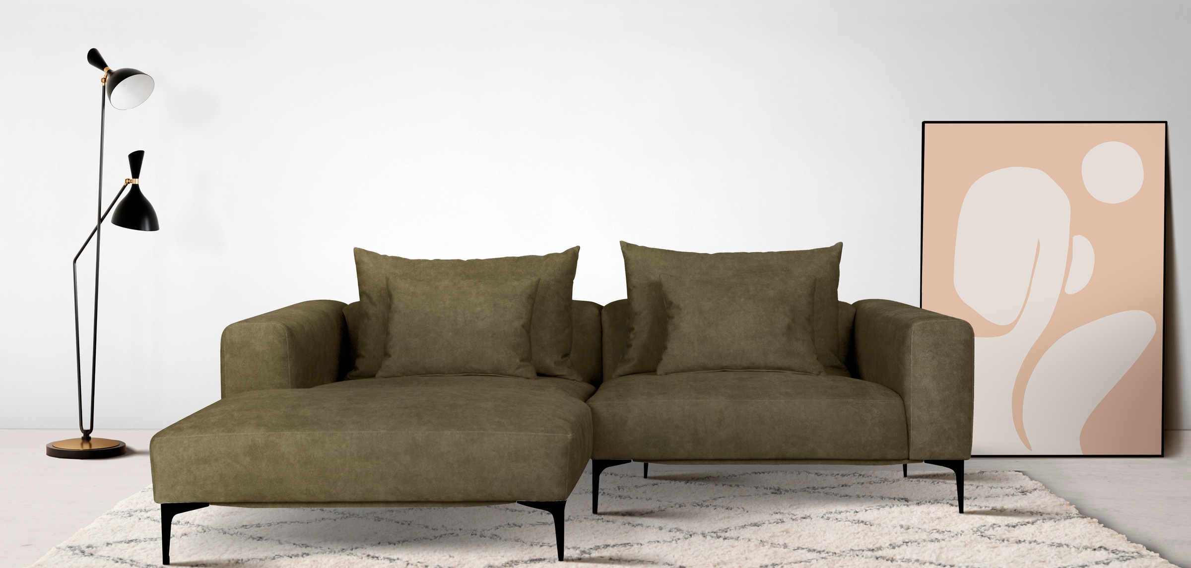 Guido Maria Kretschmer Home&Living Ecksofa »BENTE«, wahlweise Recamiere links oder... kaufen