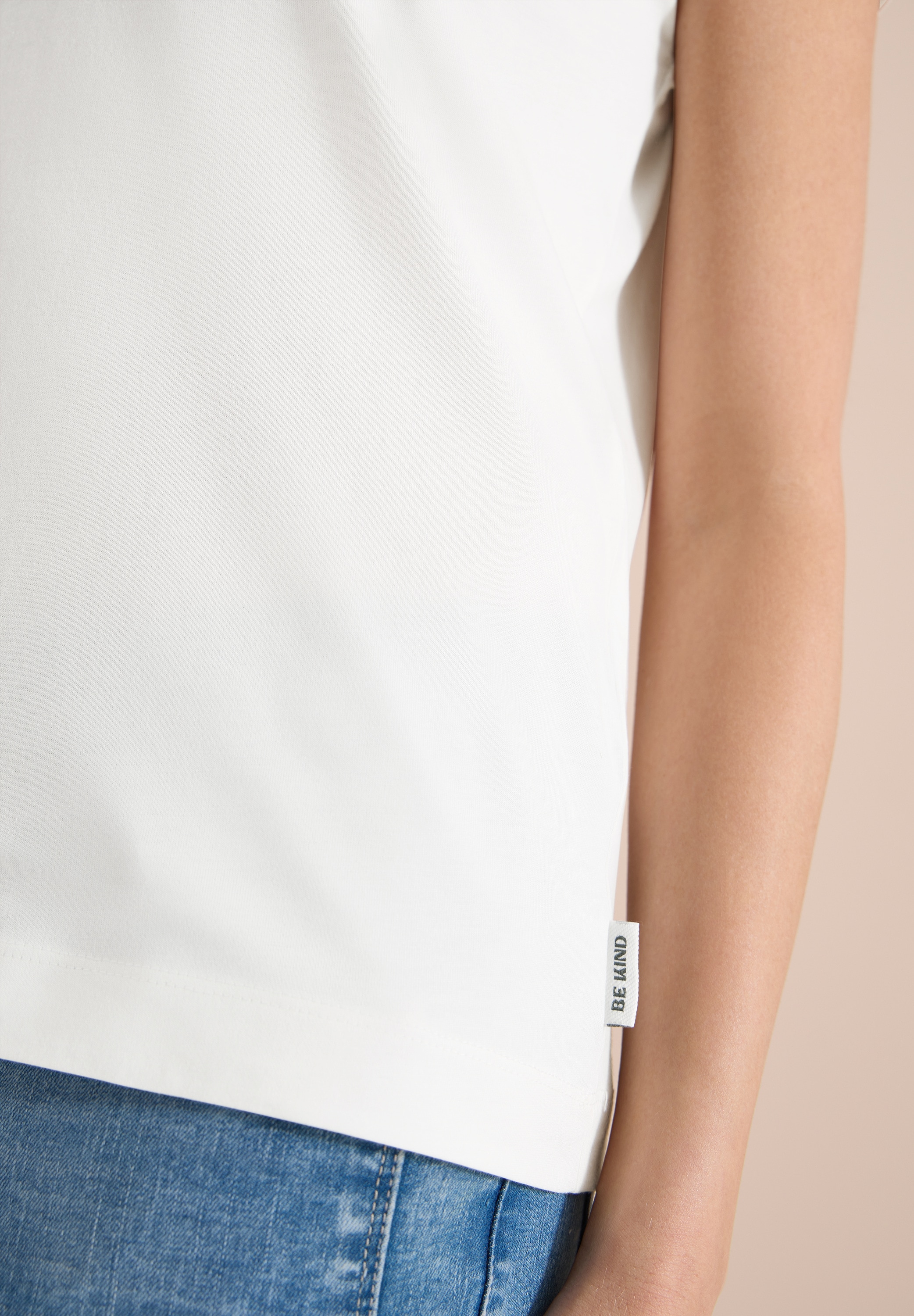 Cecil Kurzarmshirt Sommershirt mit Schnallendetail