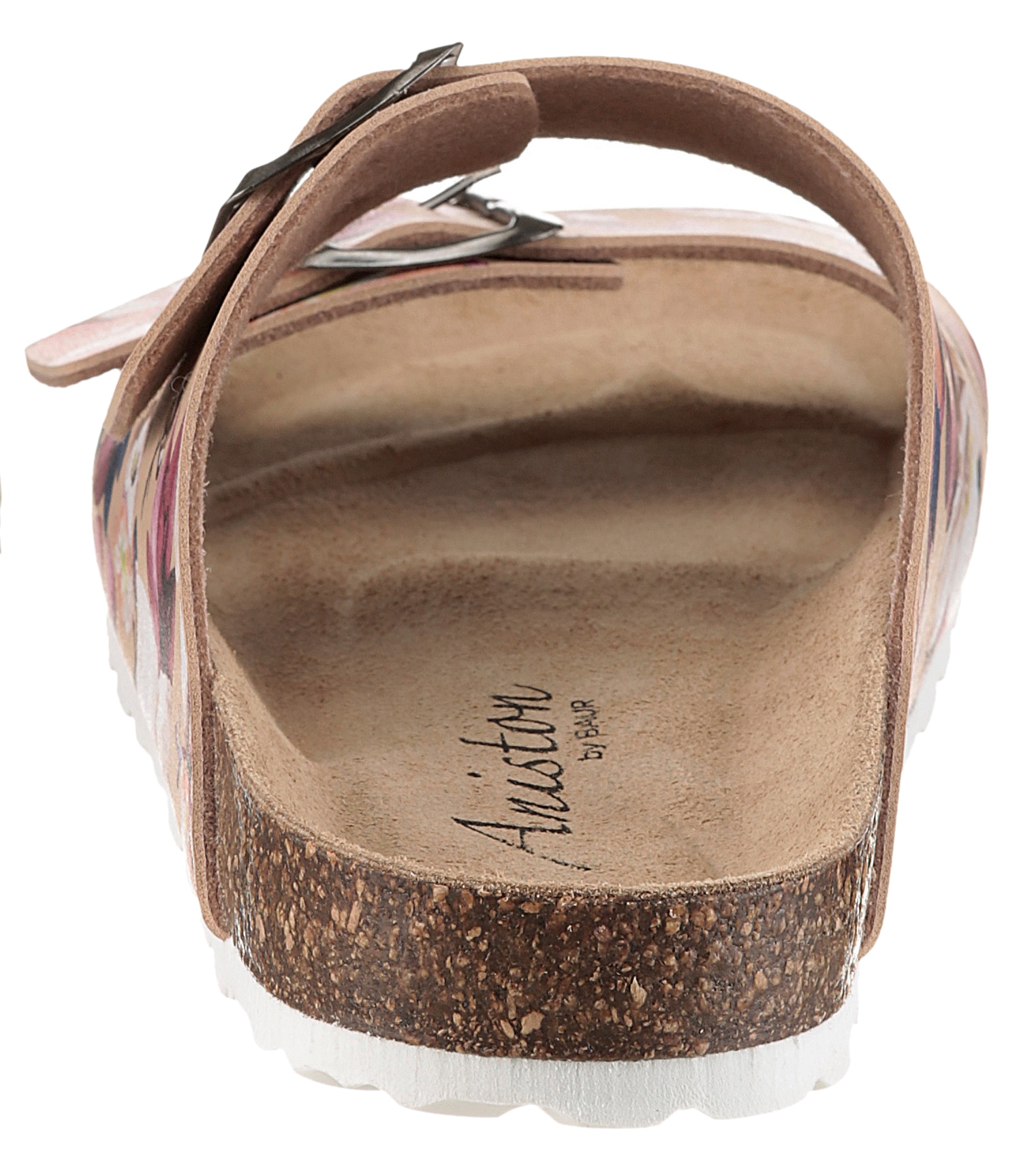 Aniston SHOES Pantolette  Hausschuh, Sommerschuh mit Blumendruck - NEUE KOLLEKTION