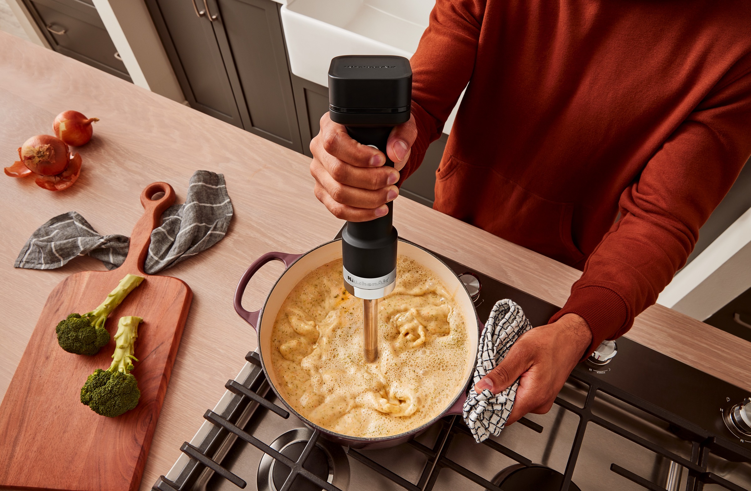 KitchenAid Stabmixer »5KHBRV75BM«, mit Akku