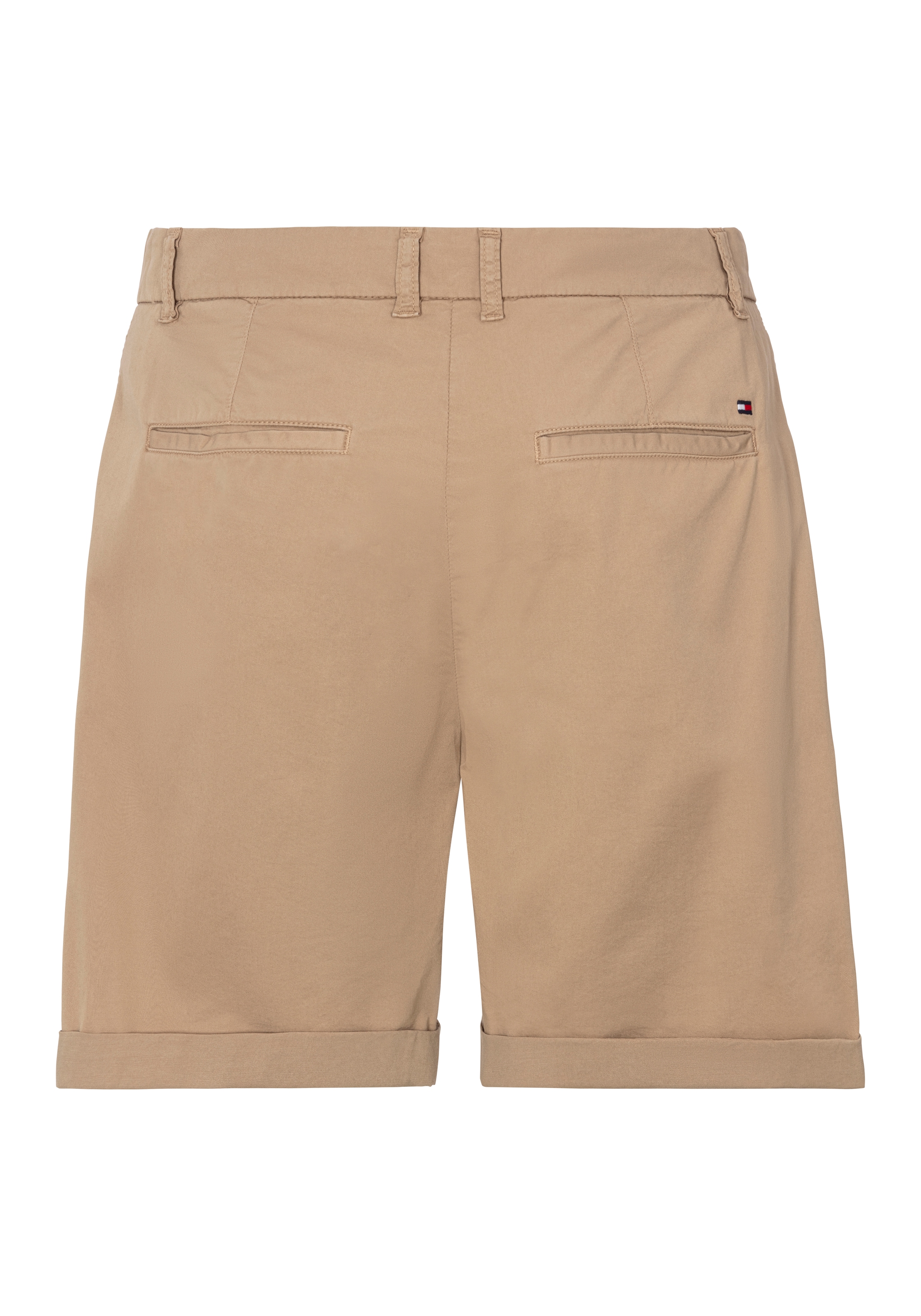 Tommy Hilfiger Curve Shorts »CRV CO BLEND GMD CHINO SHORT«, in Großen Größen, Chino Qualität, Logostickerei