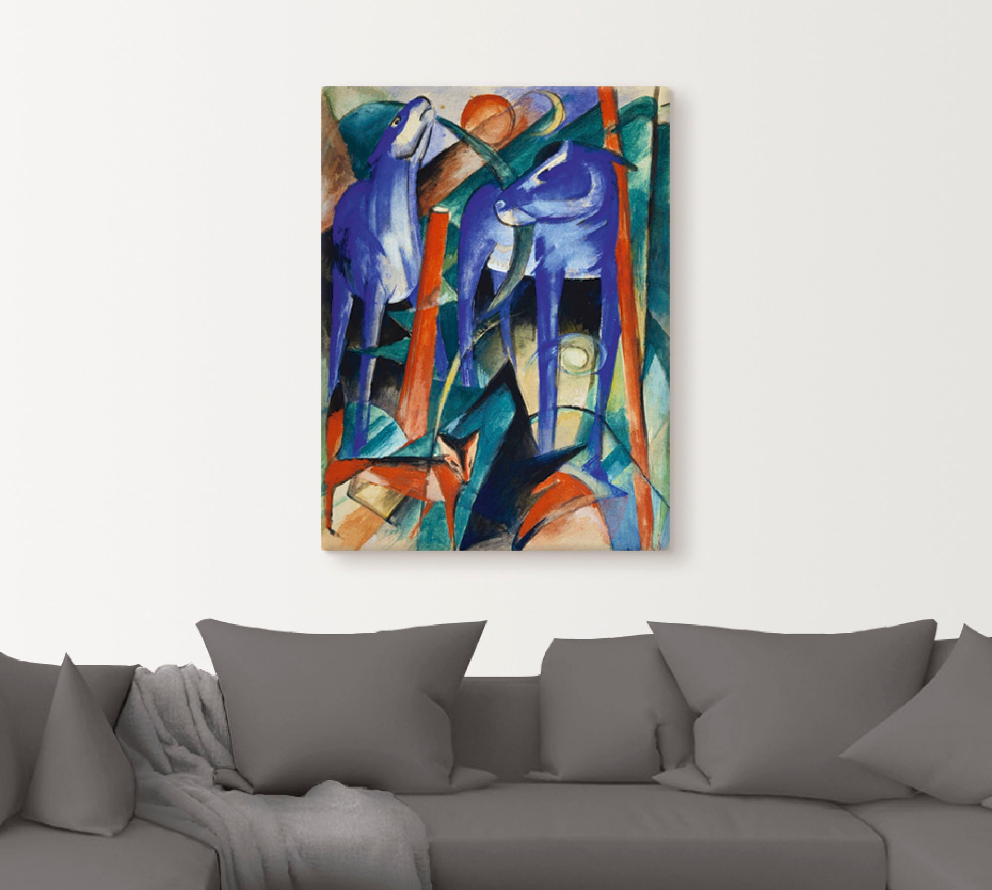 Artland Wandbild »Drei Fabeltiere. 1913«, Animal Fantasy, (1 St.), als Alubild, Leinwandbild, Wandaufkleber oder Poster in versch. Größen
