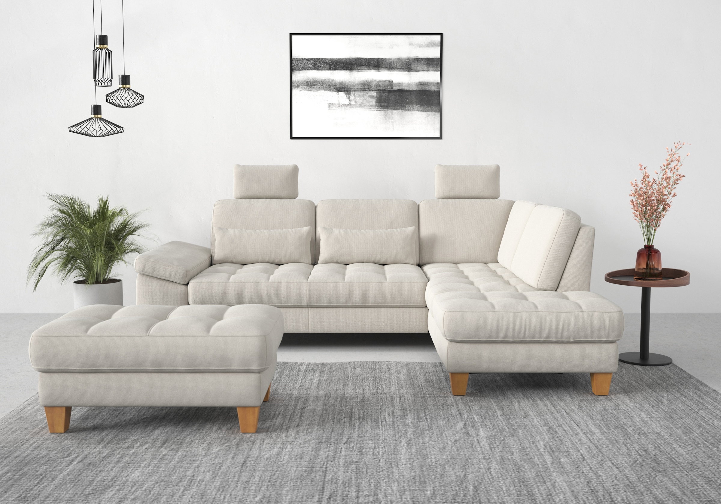 sit&more Stauraumhocker »Westham«, wahlewise mit/ohne Federkern