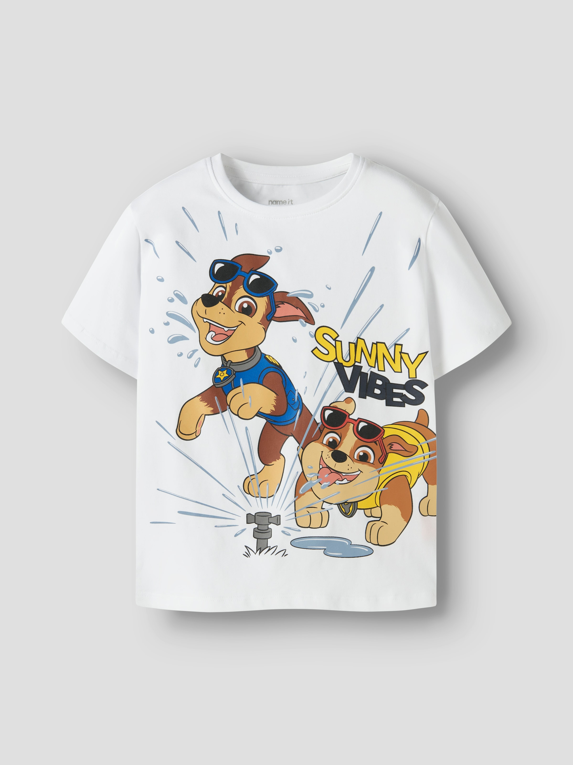 Name It T-Shirt »NMMMACAS PAW SS NREG TOP CPLG« Baumwollmischung, regular fit