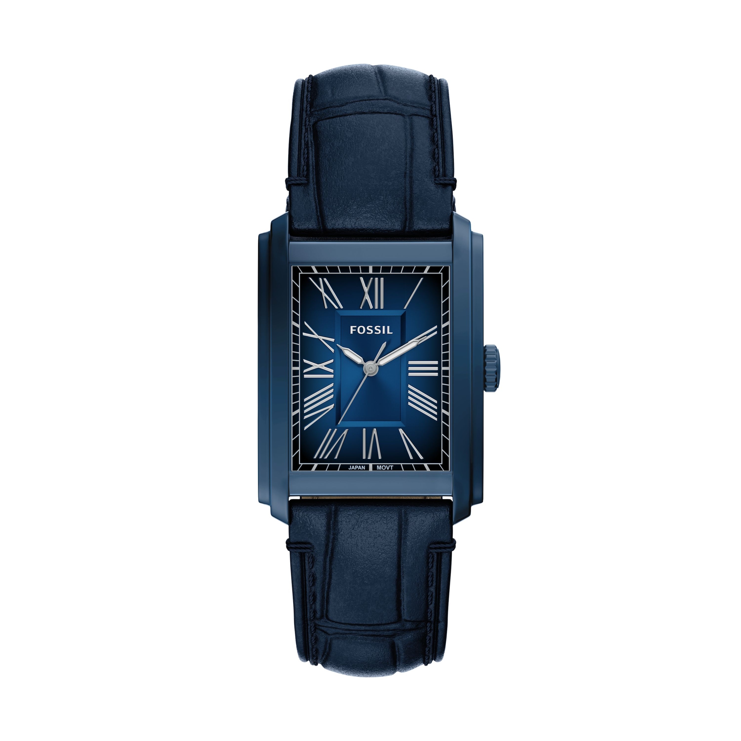 Fossil Quarzuhr »Carraway« Armbanduhr, Herrenuhr, Lederarmband, analog