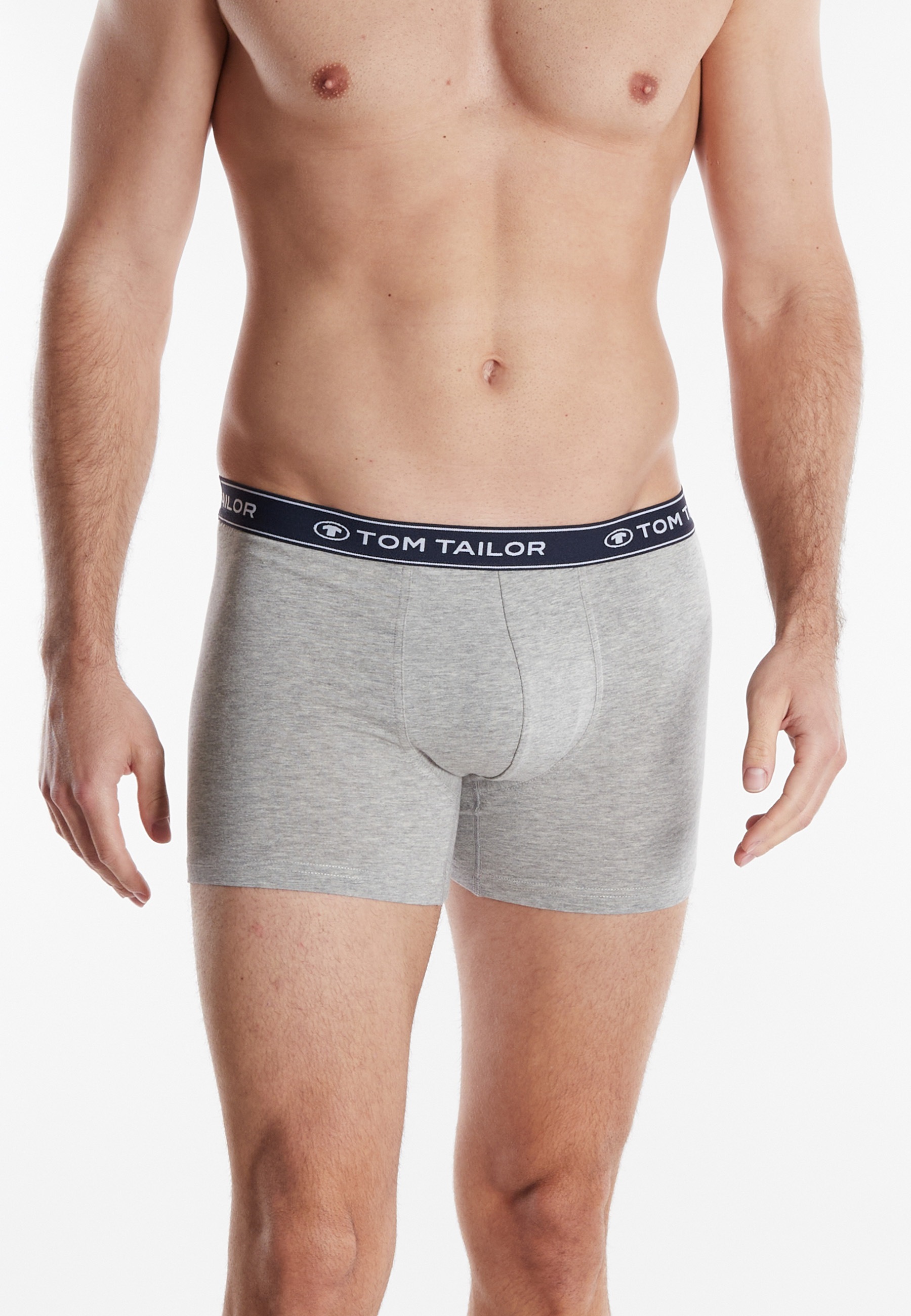 TOM TAILOR Boxershorts »Buffer«, (3er Pack), mit perfekter Passform für jeden Tag