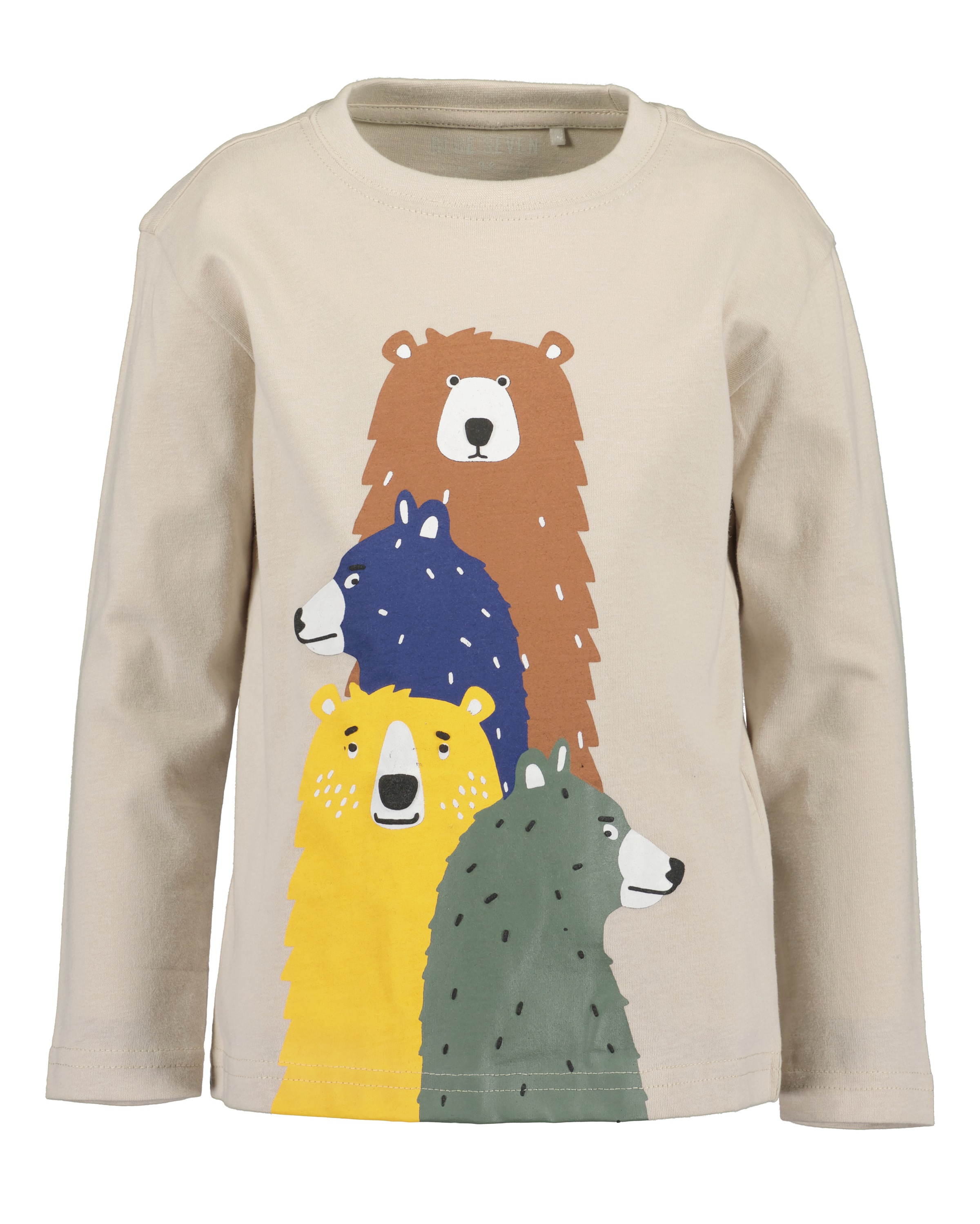 Blue Seven Langarmshirt, (Packung, 2 tlg.), mit tollen Frontmotiven