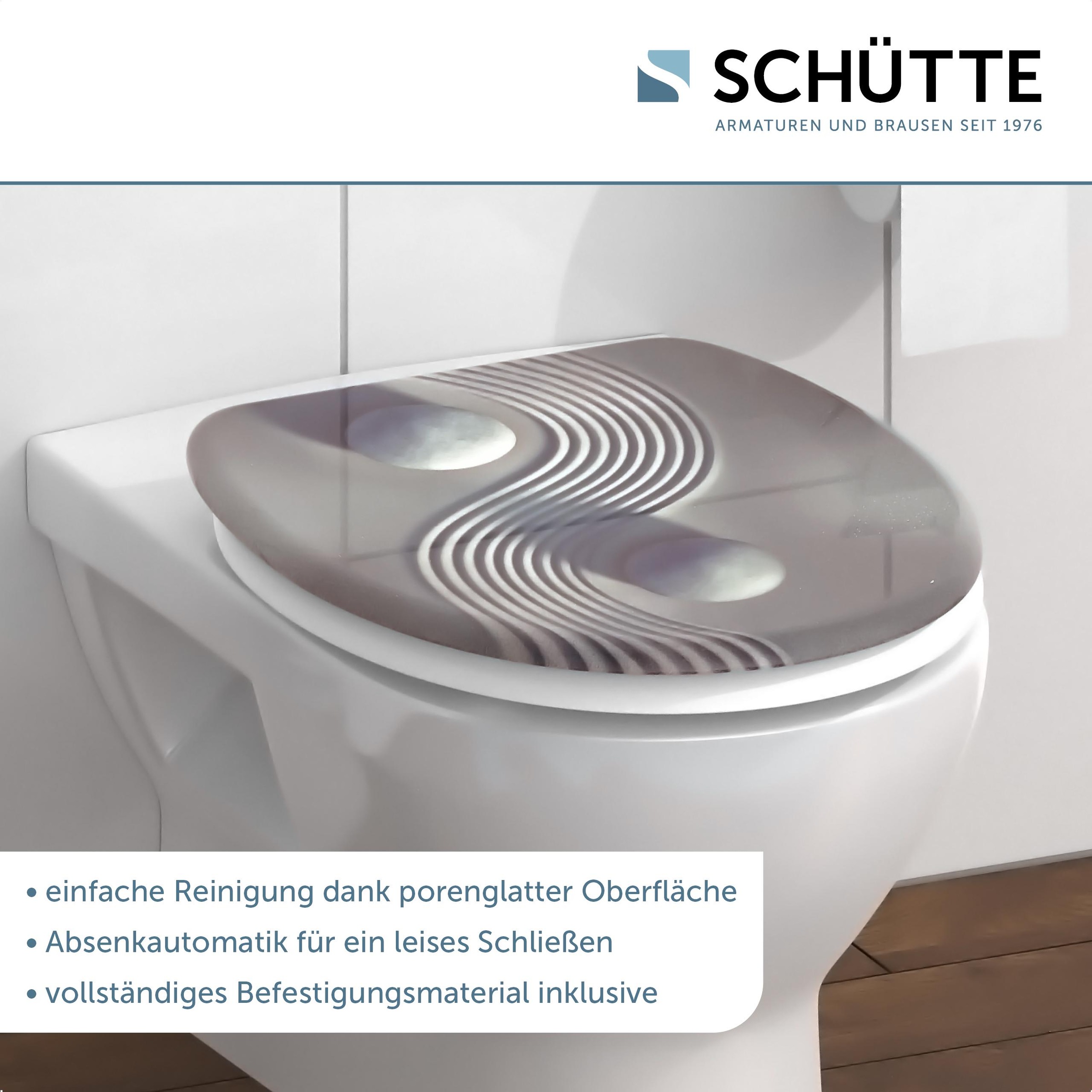 Schütte WC-Sitz »Yin & Yang«, Duroplast, mit Absenkautomatik