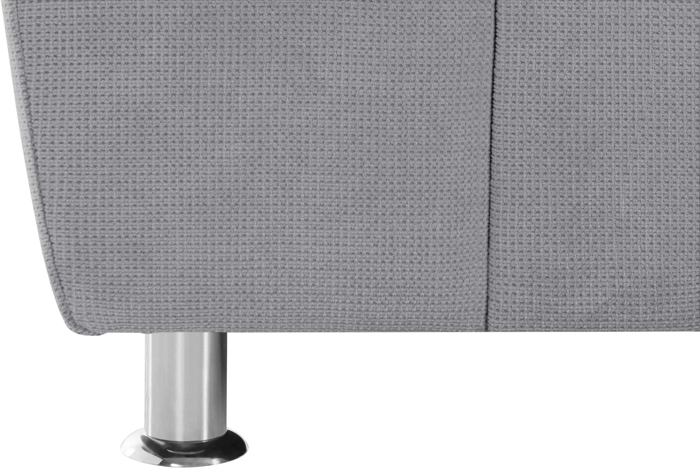 DOMO collection 2,5-Sitzer »Franzi, zeitlos und elegant, moderne Sitzheftung«, wahlweise mit Kopfteilverstellung, inklusive Zierkissen
