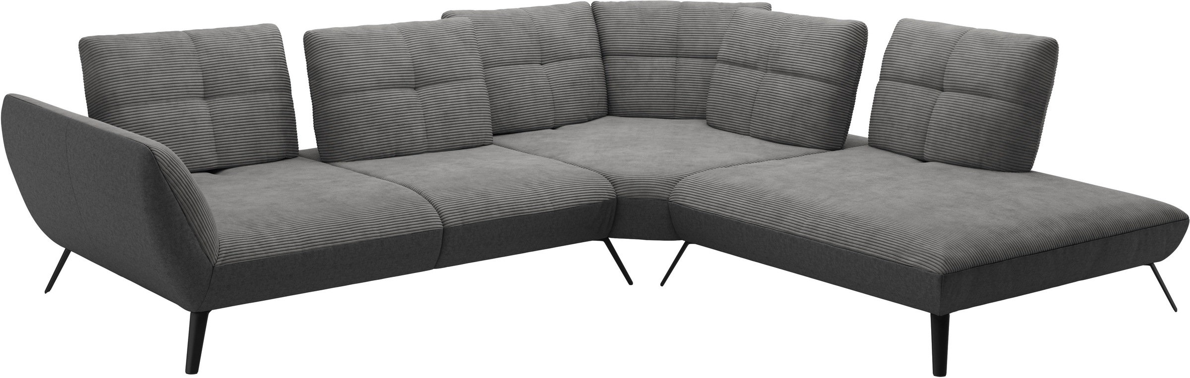 Places of Style Ecksofa »Mikado L-Form«, inkl. Sitztiefenverstellung und Armteilverstellung
