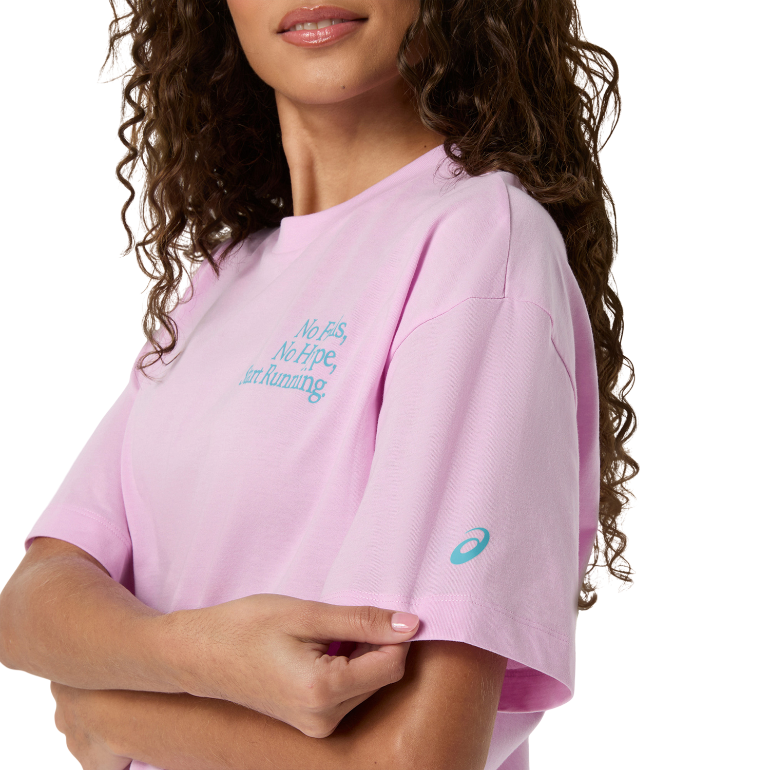 Asics Laufshirt »RUNNER MESSAGE GRAPHIC RELAXED TEE« mit Start Running auf Vorder- und Rückseite
